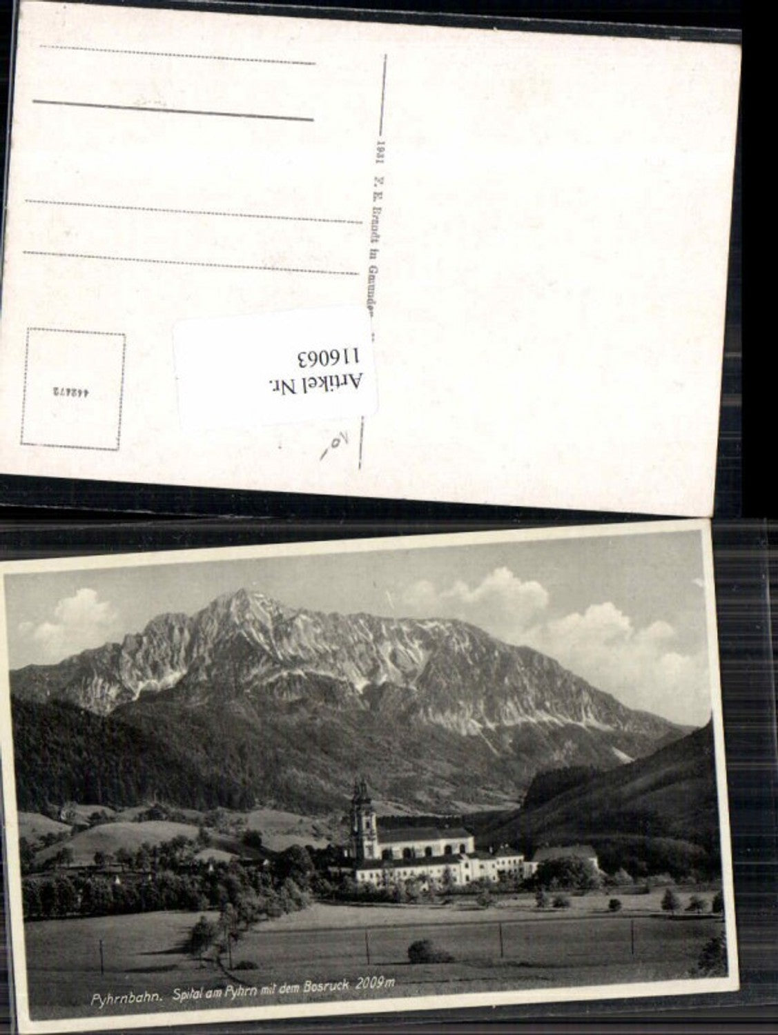 116063,Spital am Pyhrn m. Bosruck pyhrnbahn pub Brandt 4830