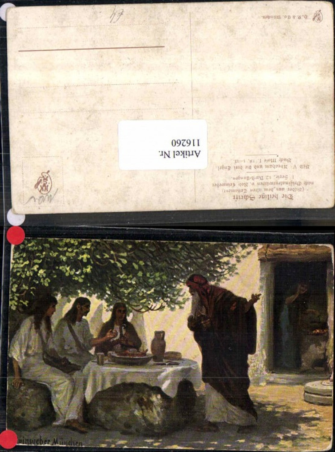 116260,Leinweber sign. Heilige Schrift Judaica