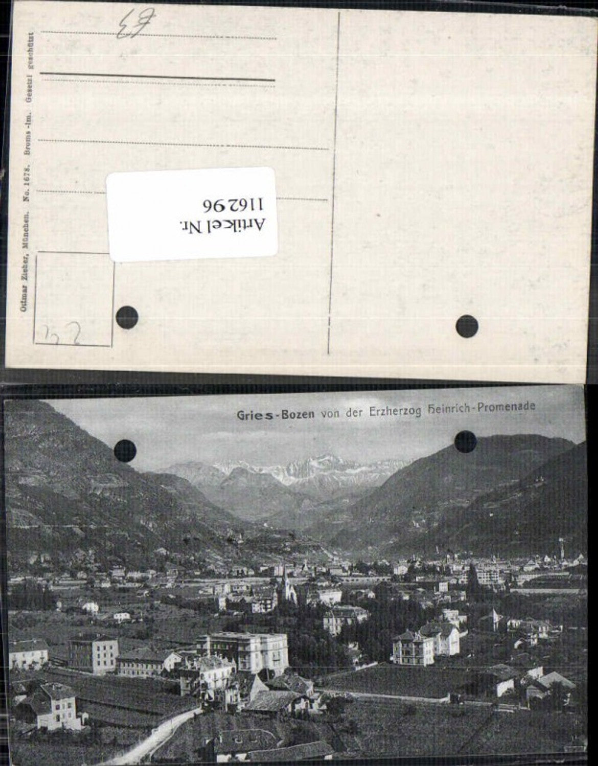 Alte Ansichtskarte – Old Postcard