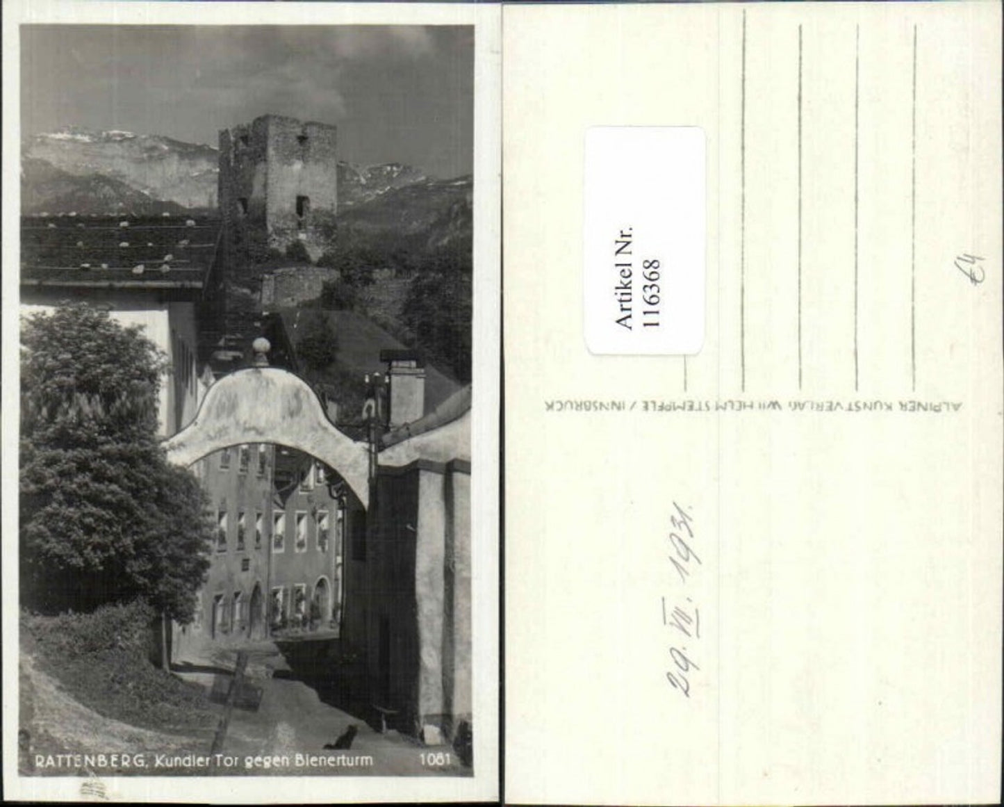 Alte Ansichtskarte – Old Postcard