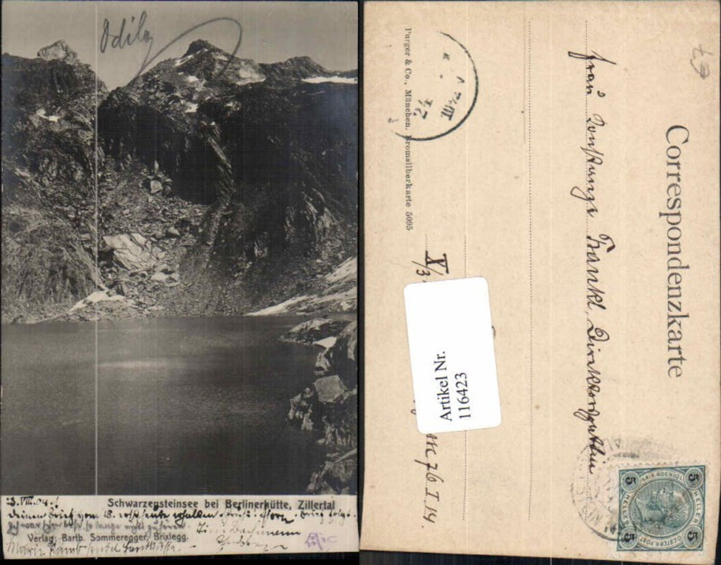 Alte Ansichtskarte – Old Postcard