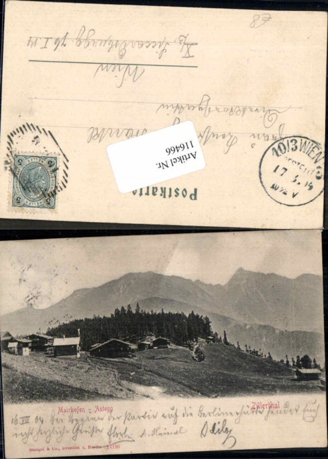 Alte Ansichtskarte – Old Postcard