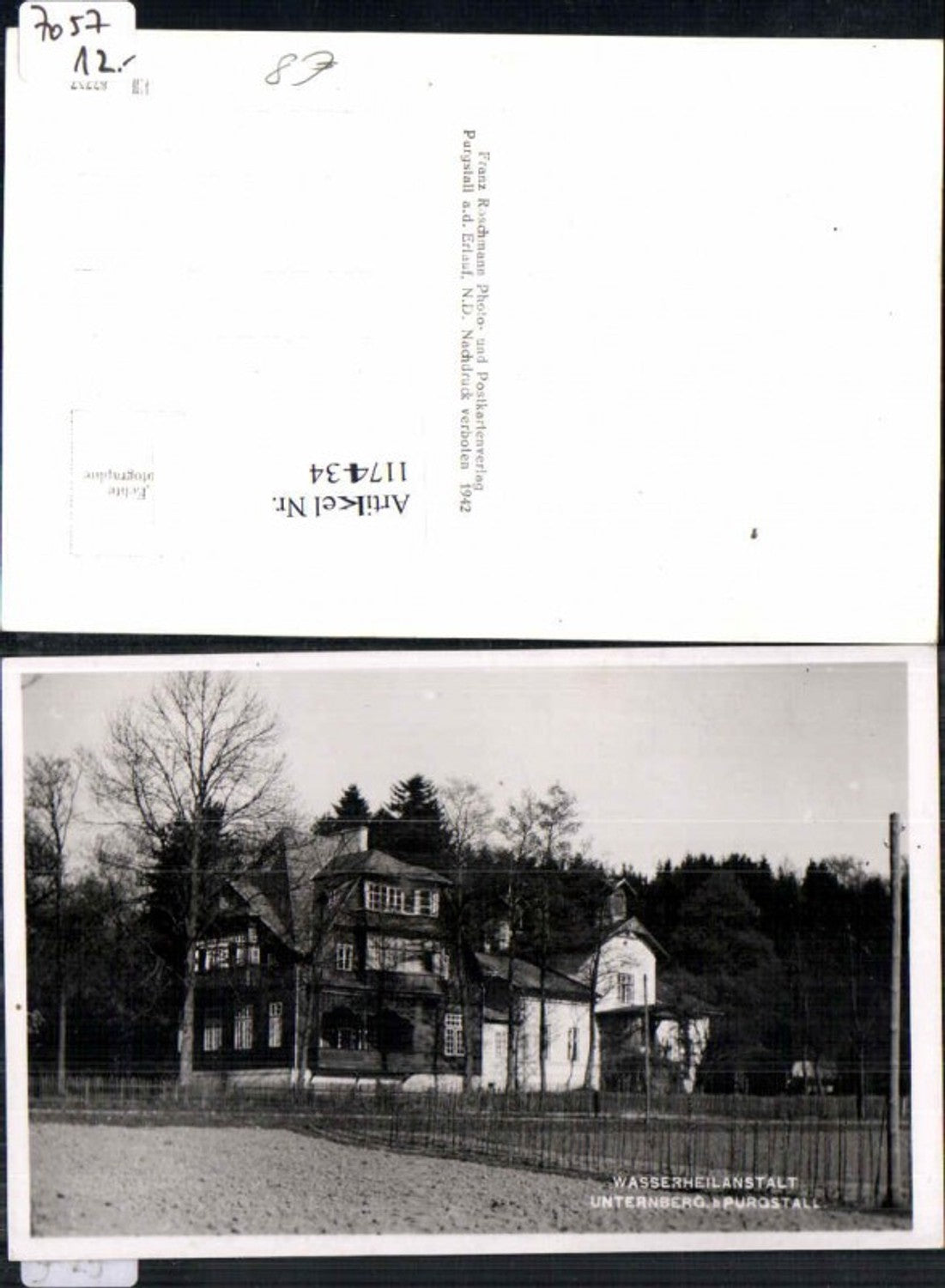 117434,Unternberg bei Purgstall a.d. Erlauf Partie 1942