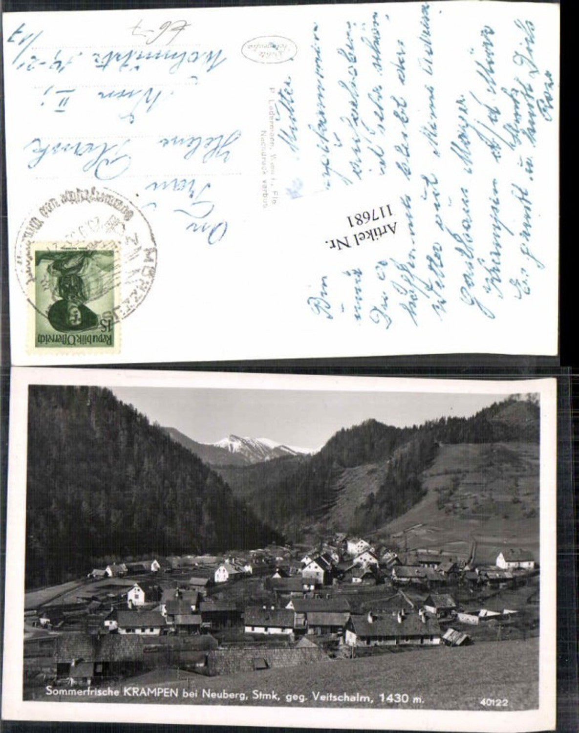 Alte Ansichtskarte – Old Postcard