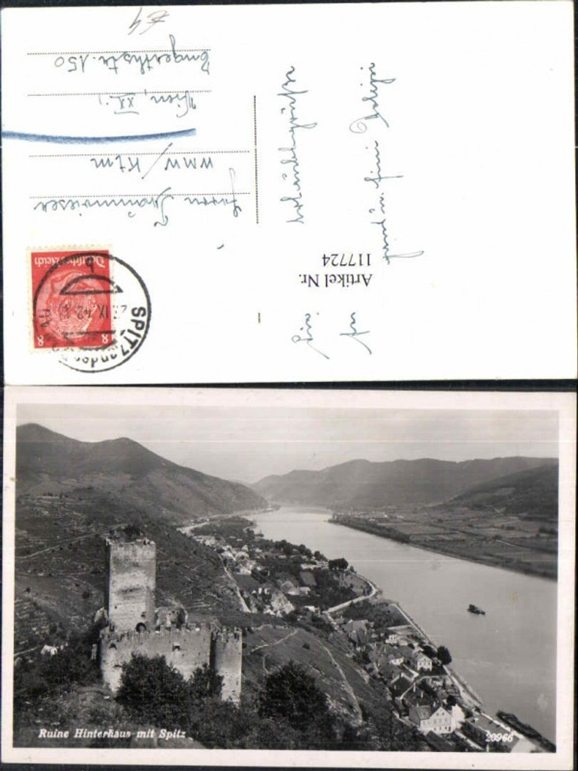 117724,Ruine Hinterhaus bei Spitz Wachau