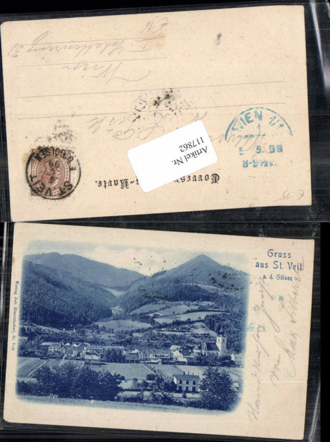 117862,Gruss aus St Veit a.d. Gölsen 1900