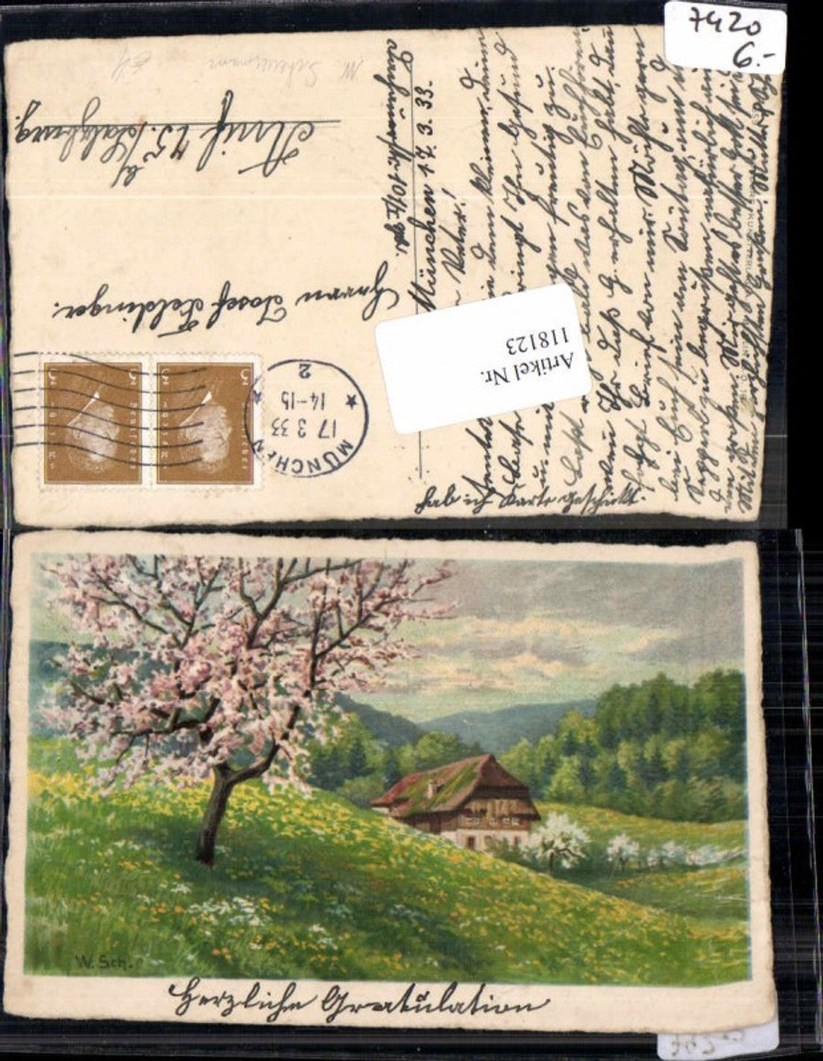 118123, Willi Scheuermann Trees Meadow House Pub Dondorf
