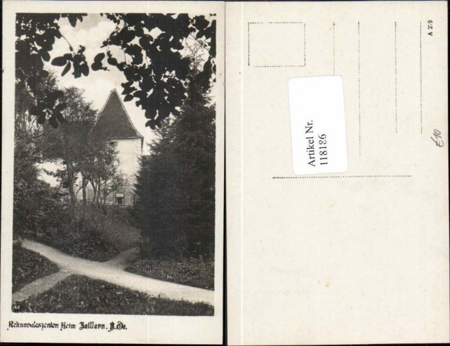 118186, Home in Zeillern near Amstetten 1920