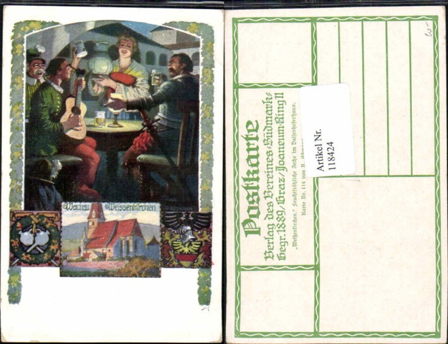 118424,Verein Südmark 114 R. Assmann Wachau Weissenkirchen