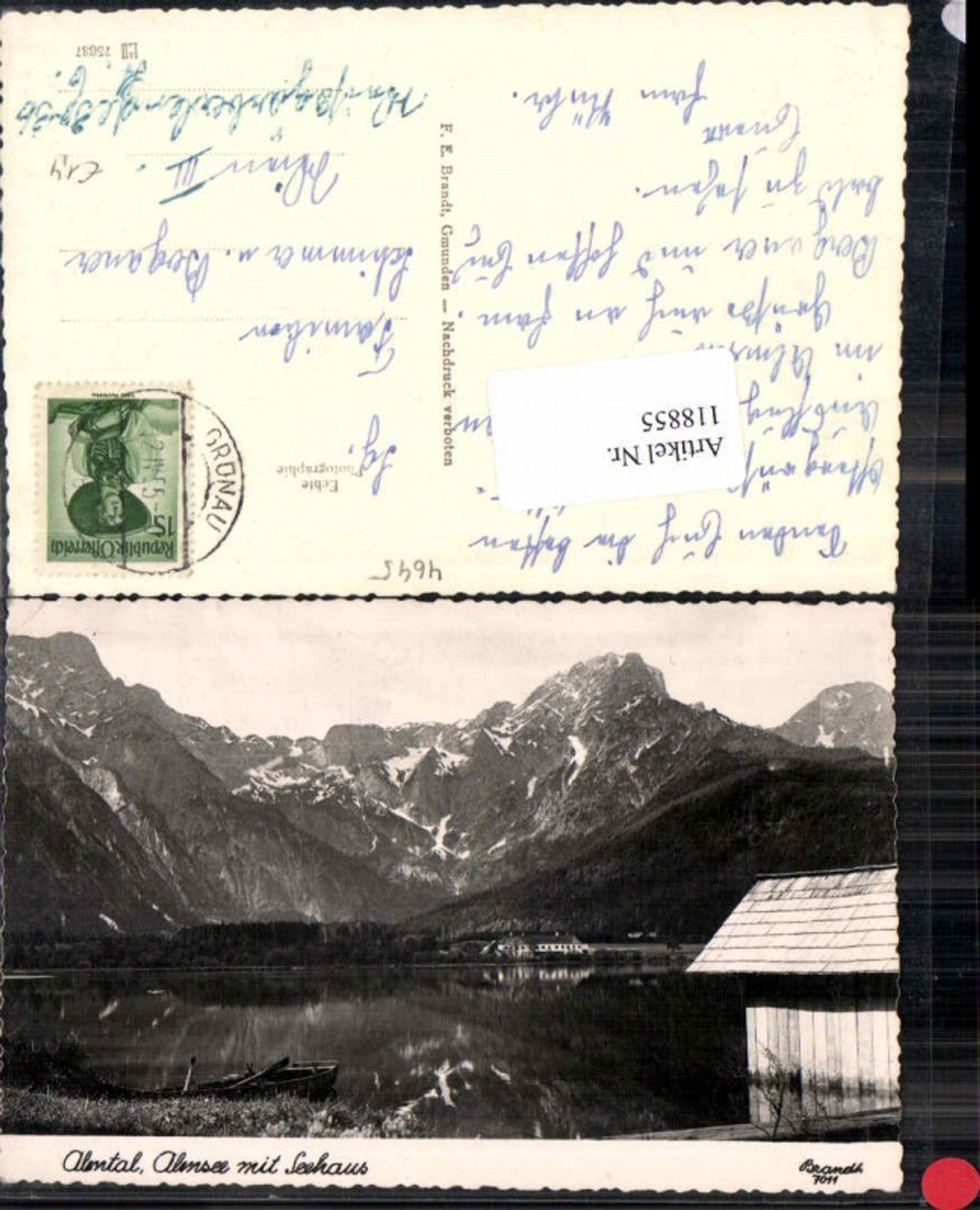 118855,Almtal Almsee bei Grünau Seehaus