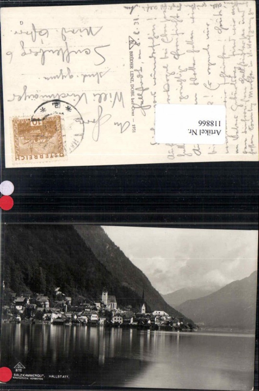 118866,Salzkammergut Hallstatt pub Lenz 875