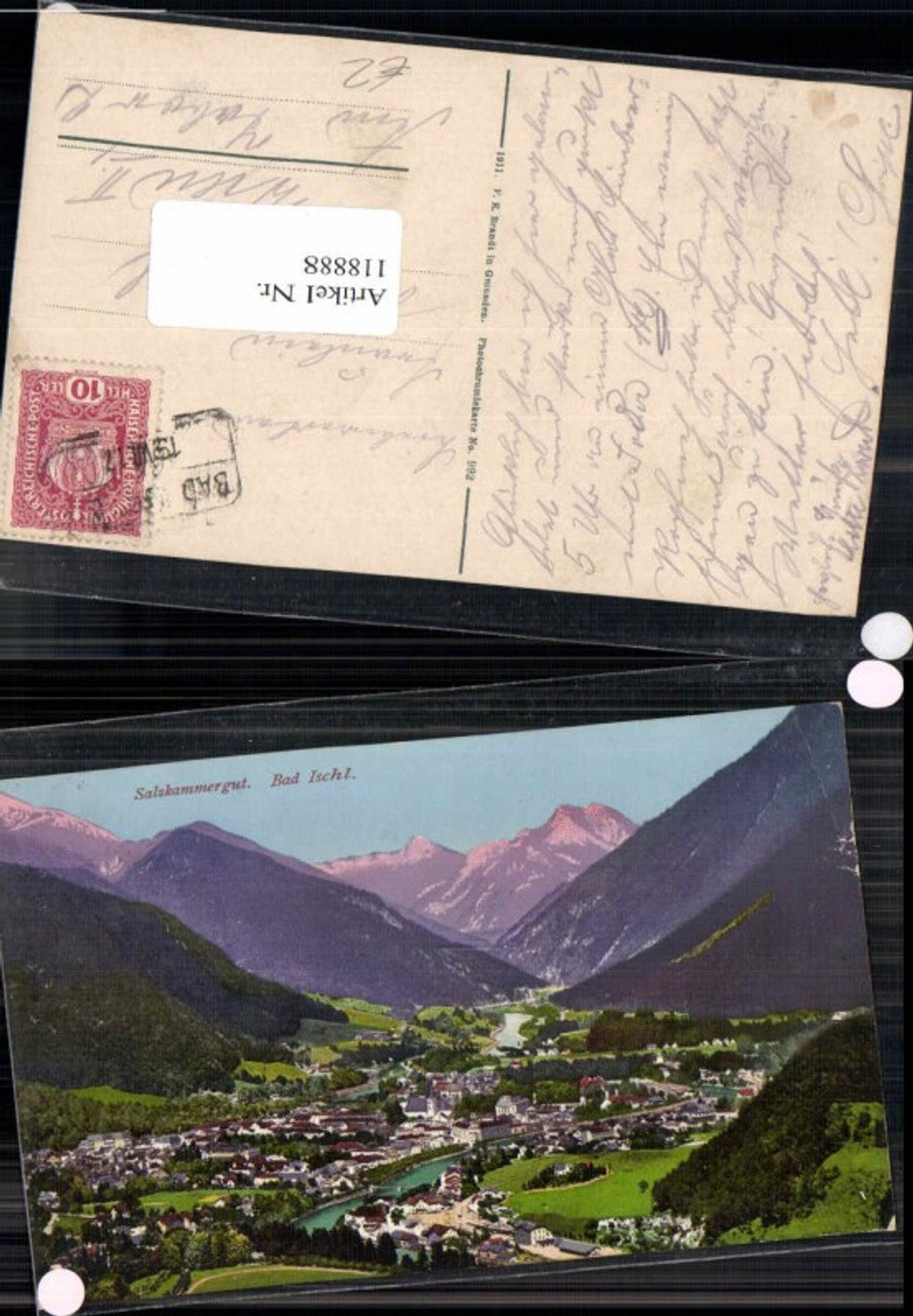 118888,Salzkammergut Bad Ischl pub Brandt 992