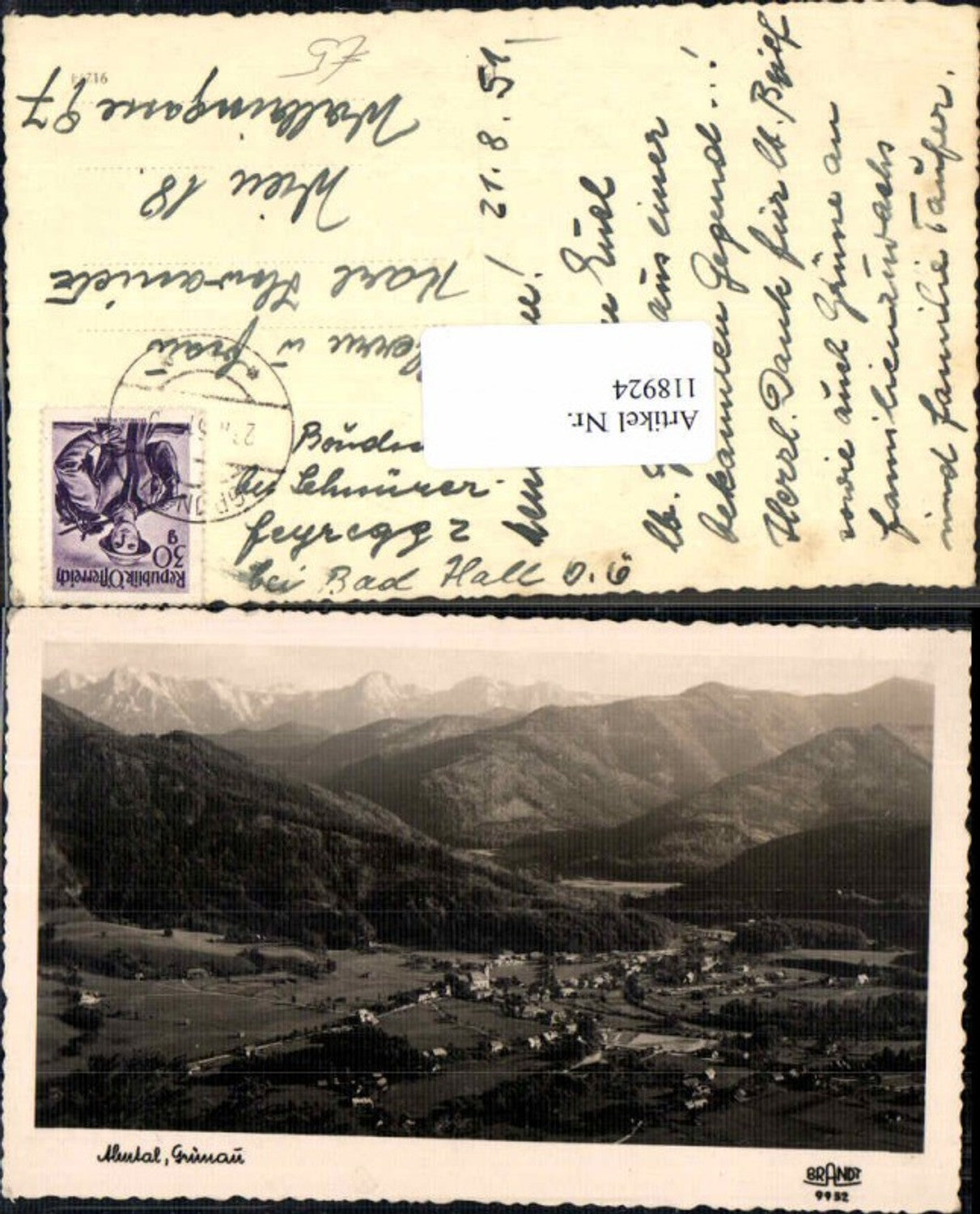 118924,Almtal Grünau am Almsee pub Brandt 9932