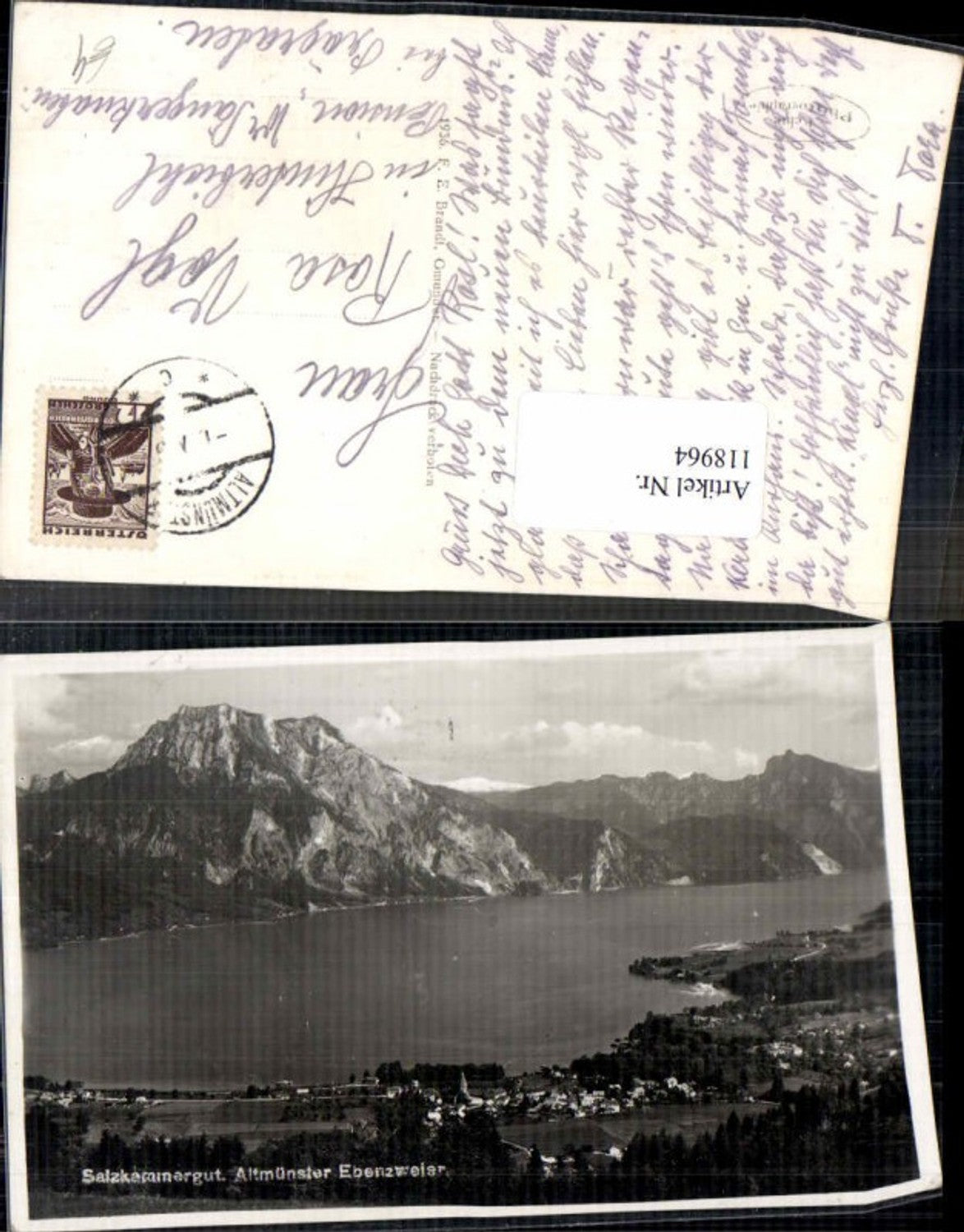 118964,Salzkammergut Altmünster Ebenzweier pub Brandt