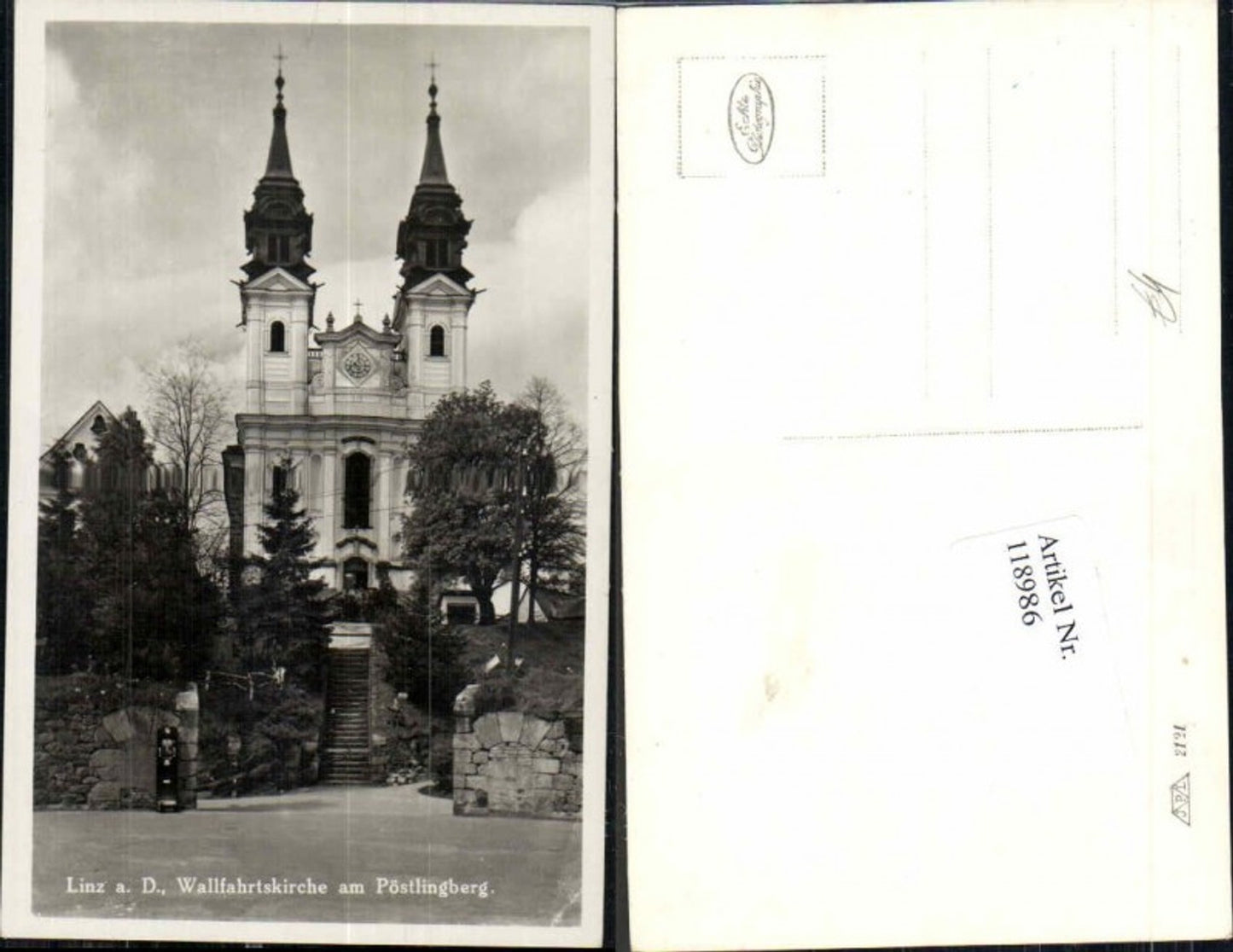 118986,Linz a.d. Donau Pöstlingberg Kirche