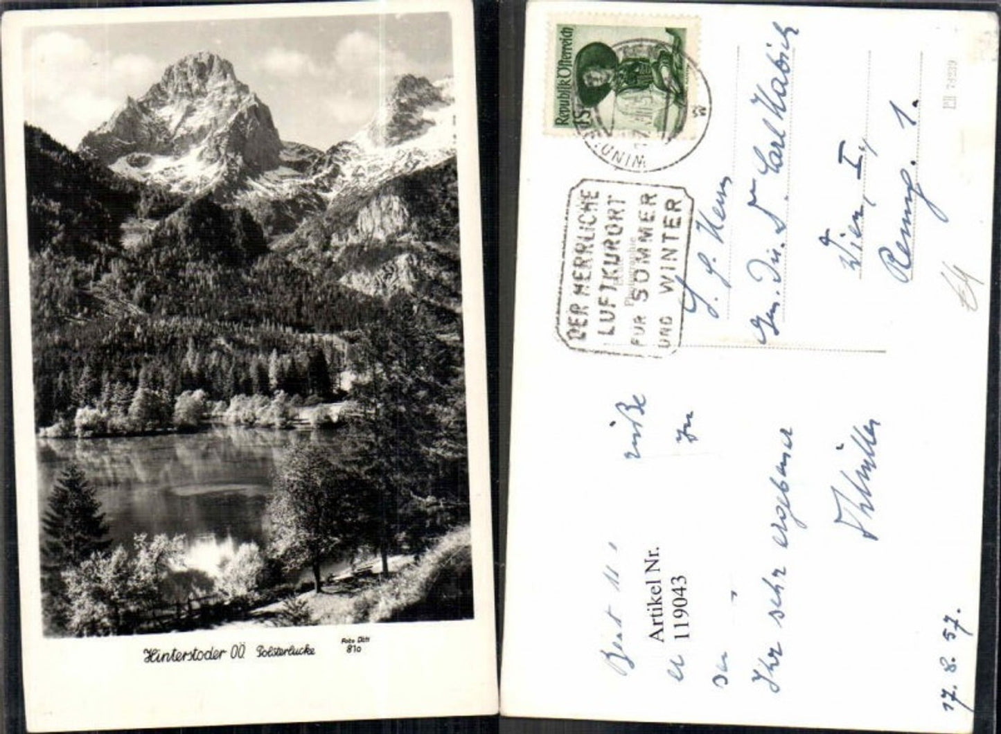 119043,Hinterstoder Polsterlucke pub Foto Oth 810