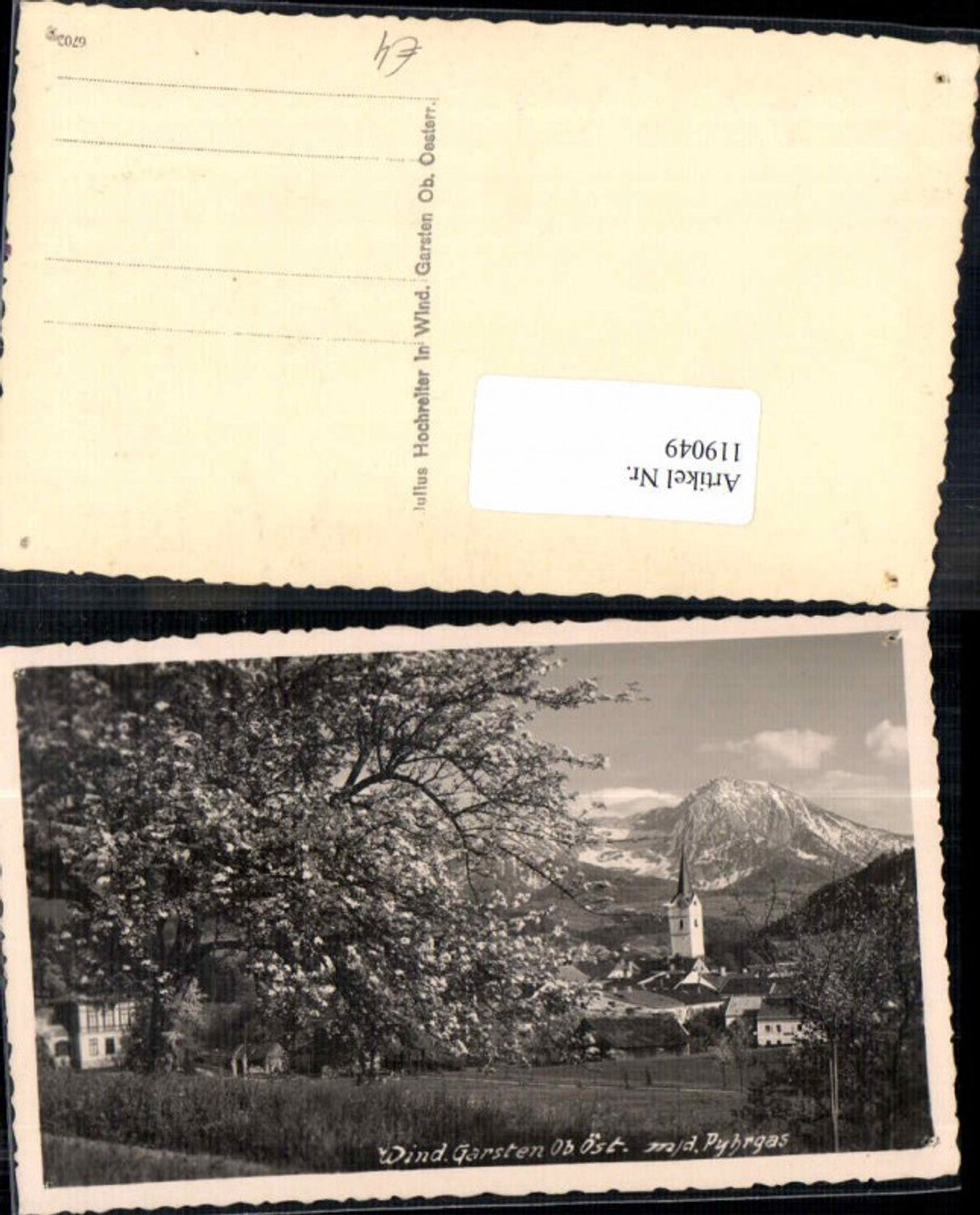 119049,Windischgarsten m. Pyhrgas Wegansicht 1940