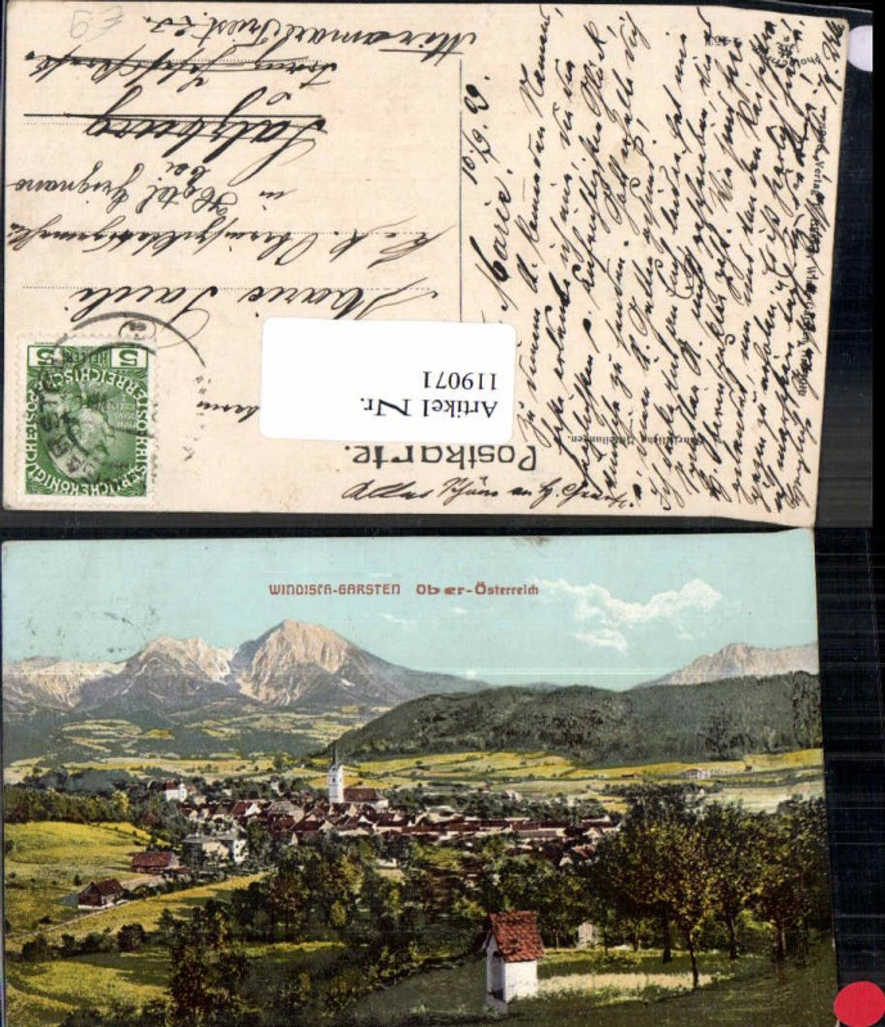 119071,Windischgarsten Tolle AK 1908