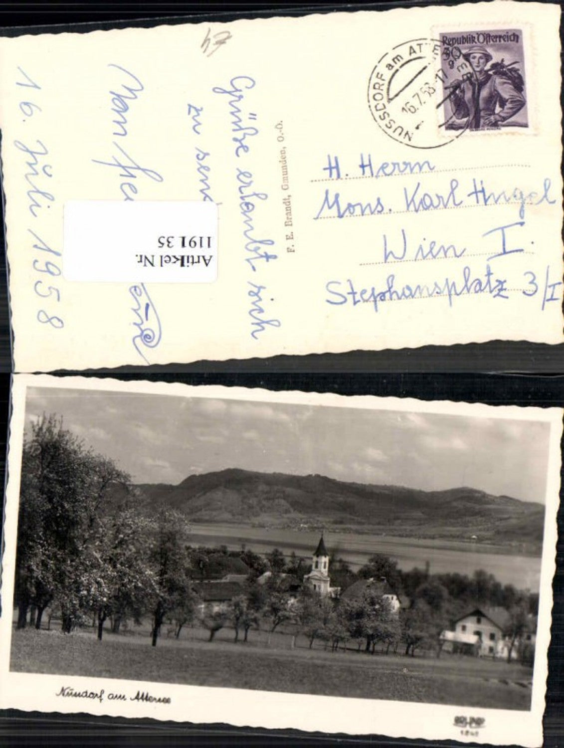 119135,Nussdorf am Attersee Brandt 1248