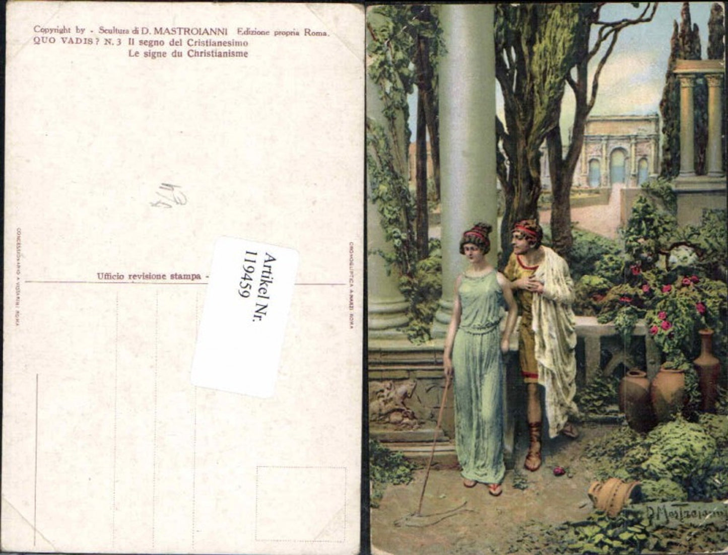 119459,Quo Vadis D. Mastroianni Frau Kleid Nr 3