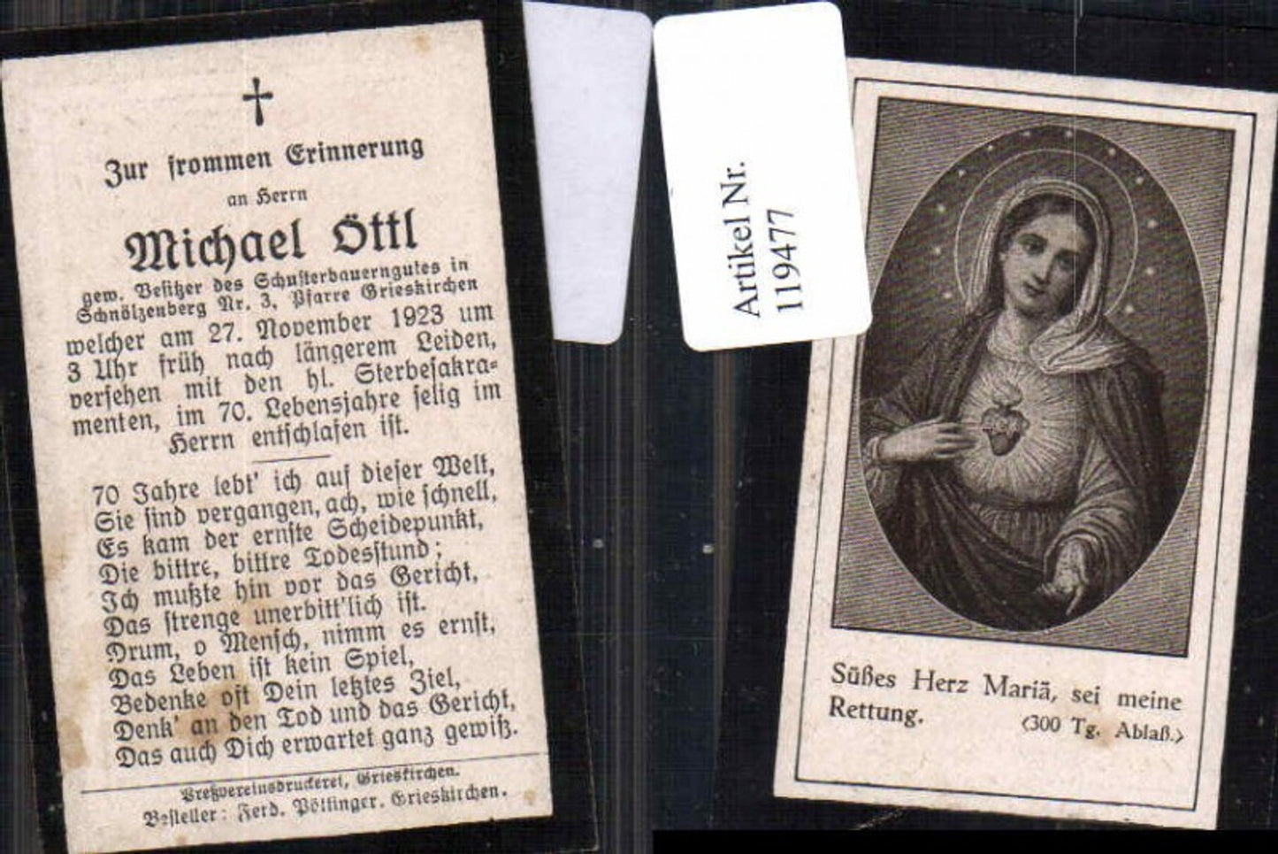 Alte Ansichtskarte – Old Postcard