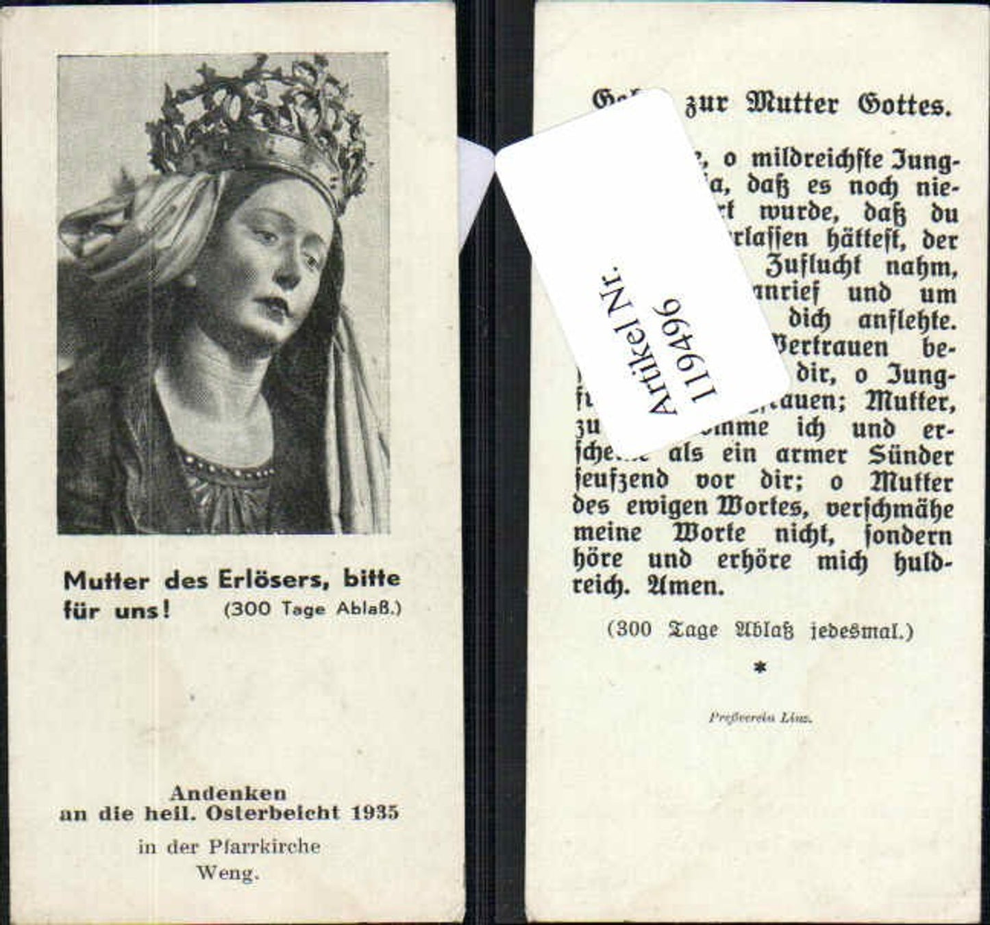 Alte Ansichtskarte – Old Postcard