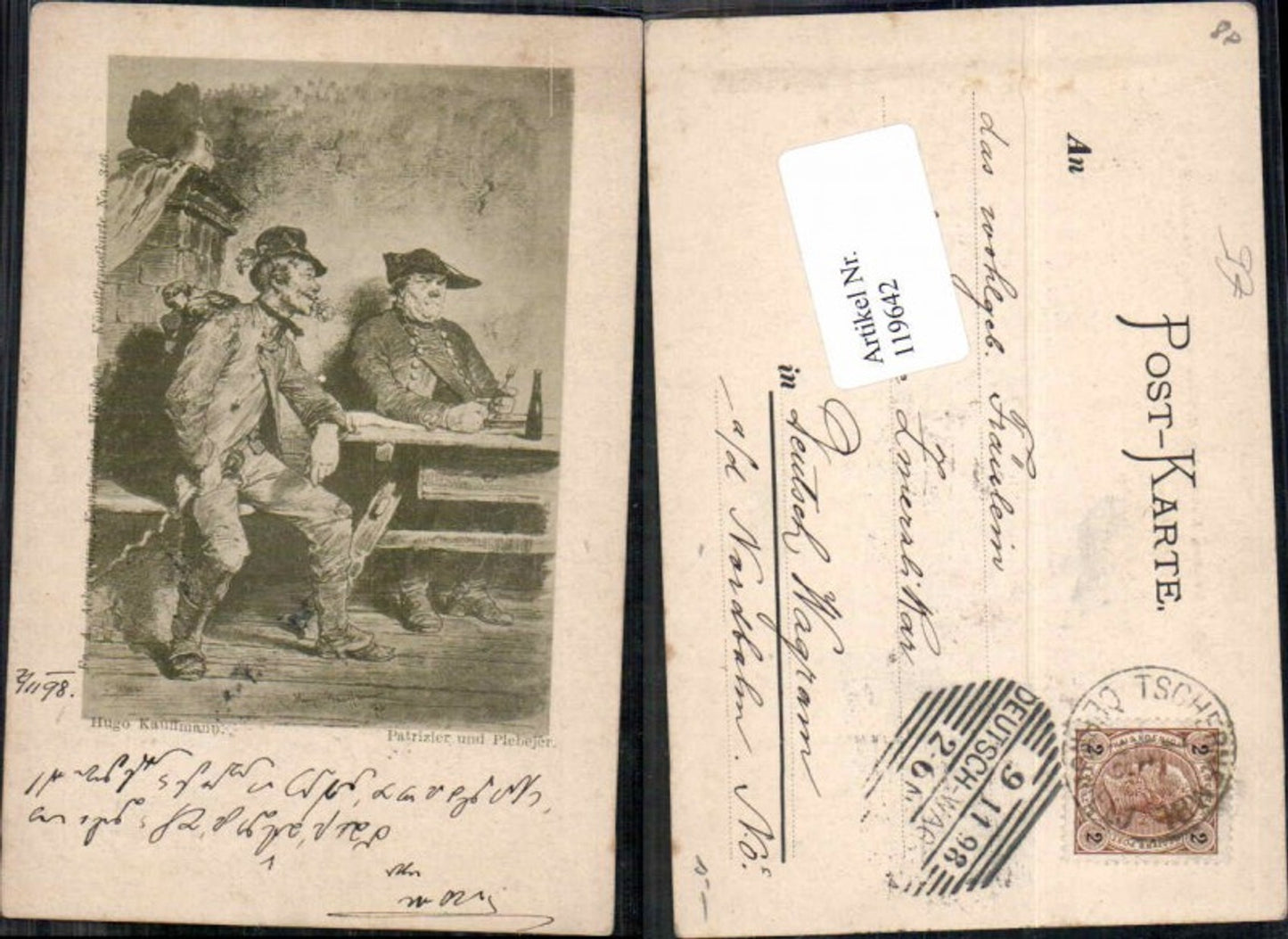 119642,Hugo Kauffmann Patrizier und Plebejer 1898 pub Ackermann 326