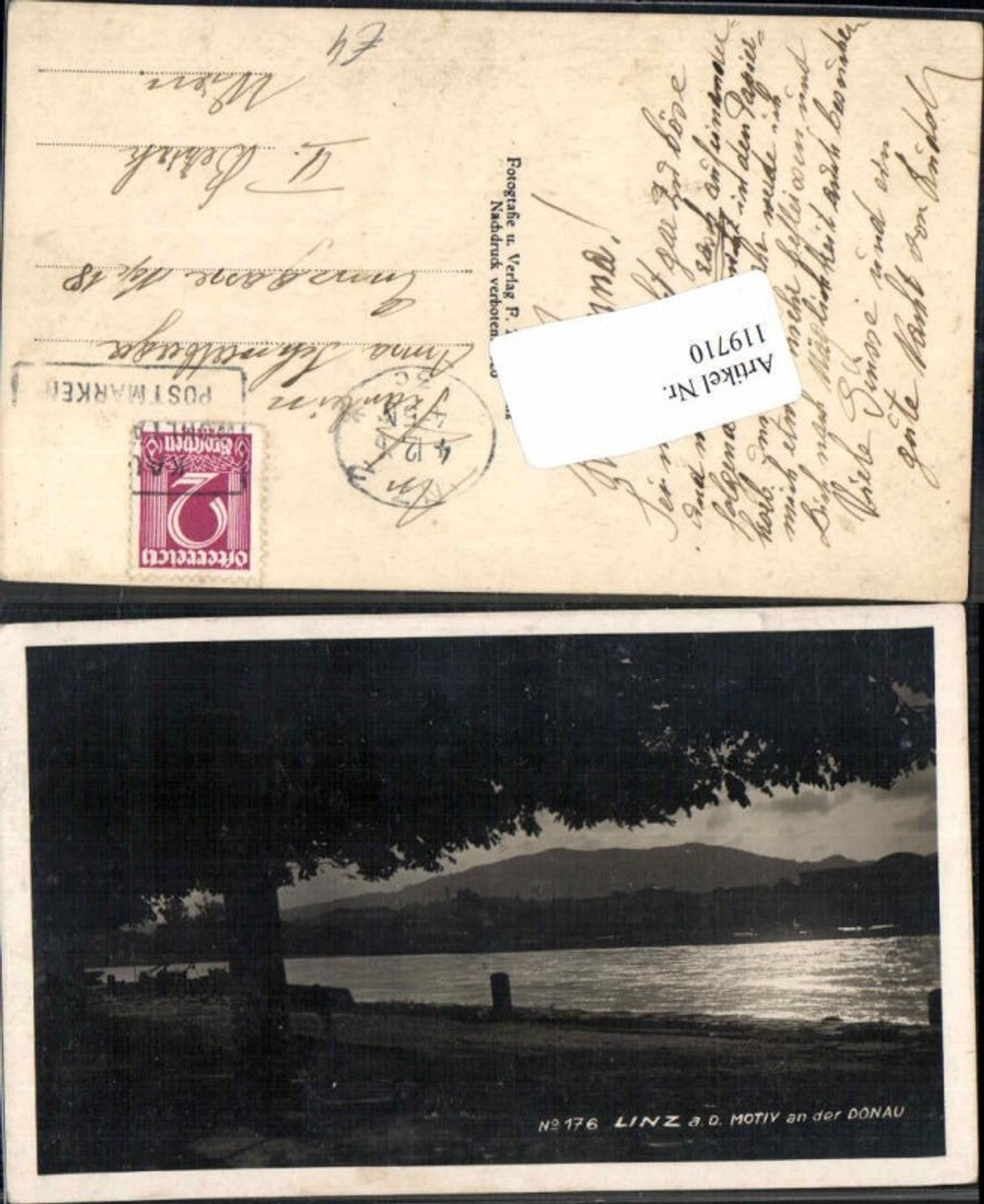 119710,Linz a.d. Donau Motiv a.d. Donau