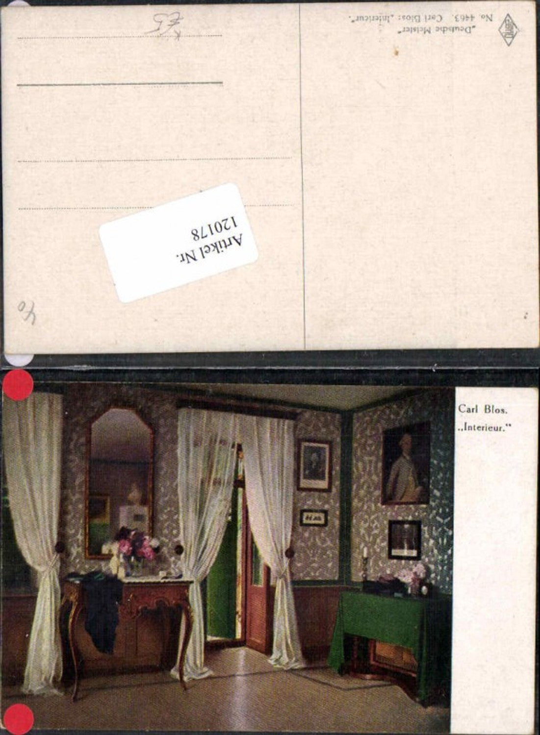 120178,Carl Blos Interieur Deutsche Meister Nr 4463