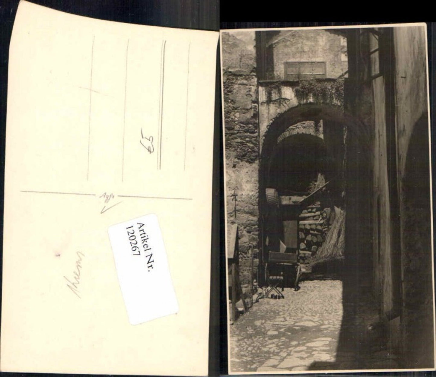 120267,Krems a.d. Donau FotoAK gasse im Ort seltene AK