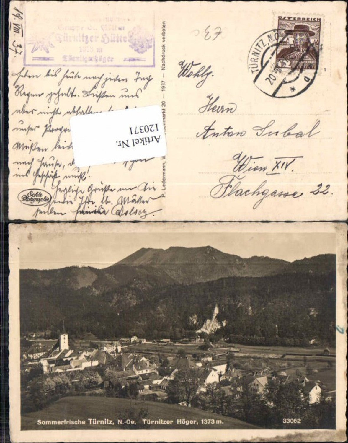 120371,Türnitz Totale 1930