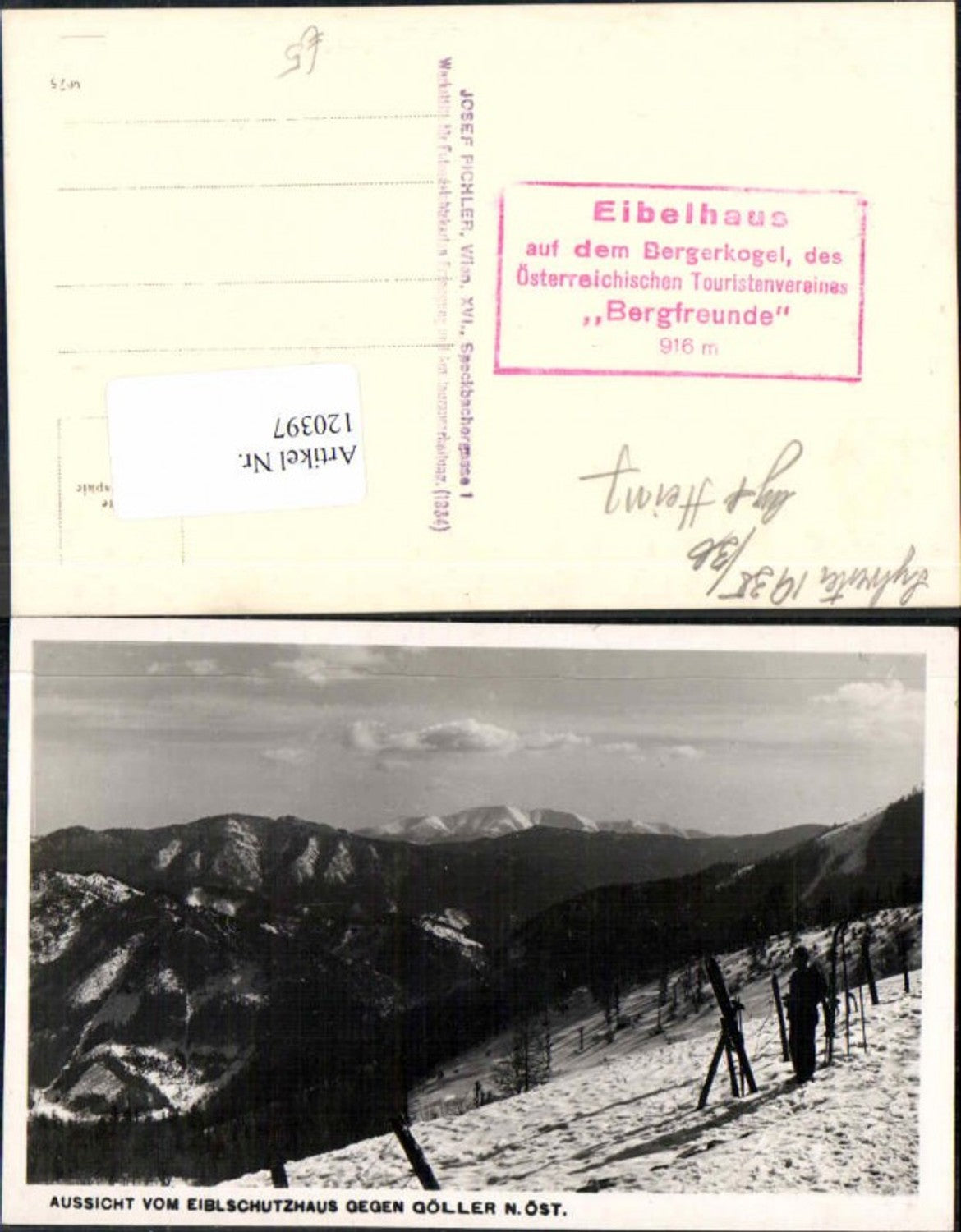 120397,Eiblschutzhaus bei Türnitz gegen Göller