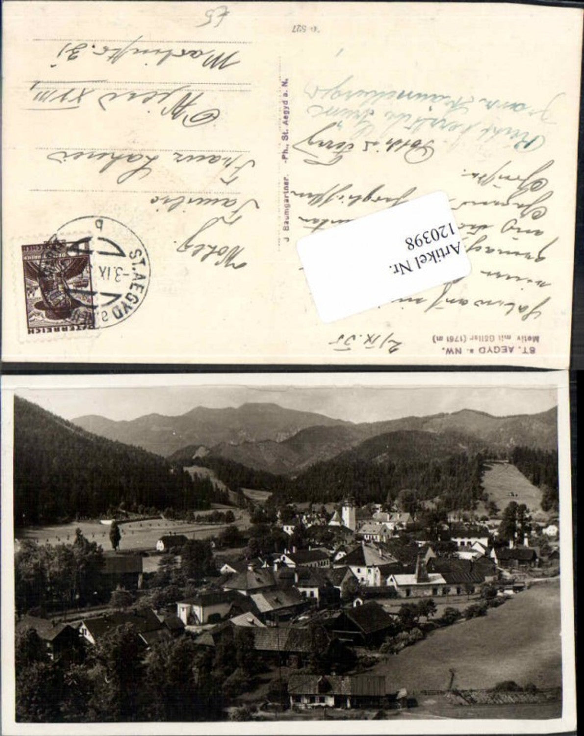 120398,St Aegyd am Neuwalde 1930