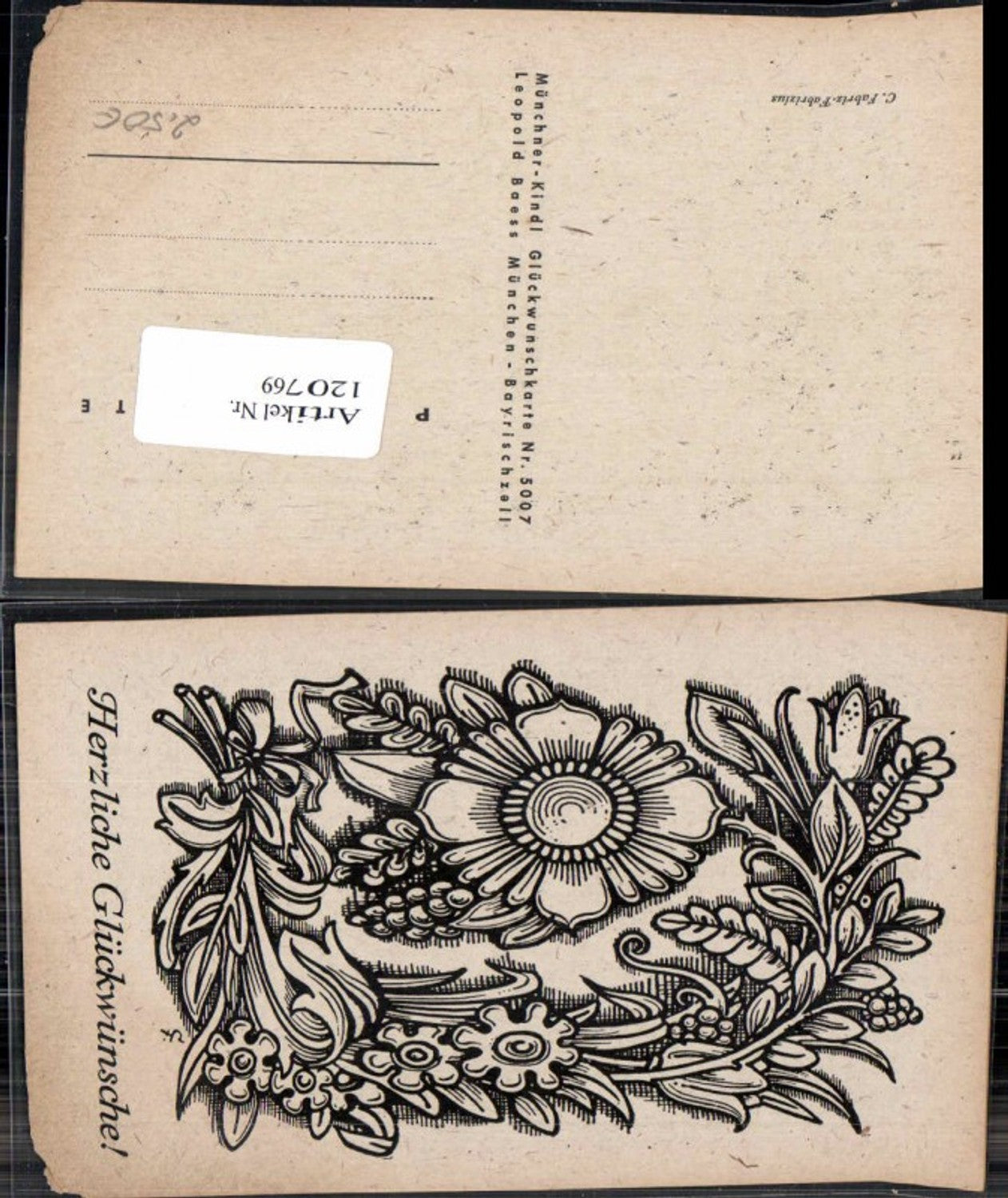 120769,Scherenschnitt Silhouette Blumen C. Fabriz Fabrizius