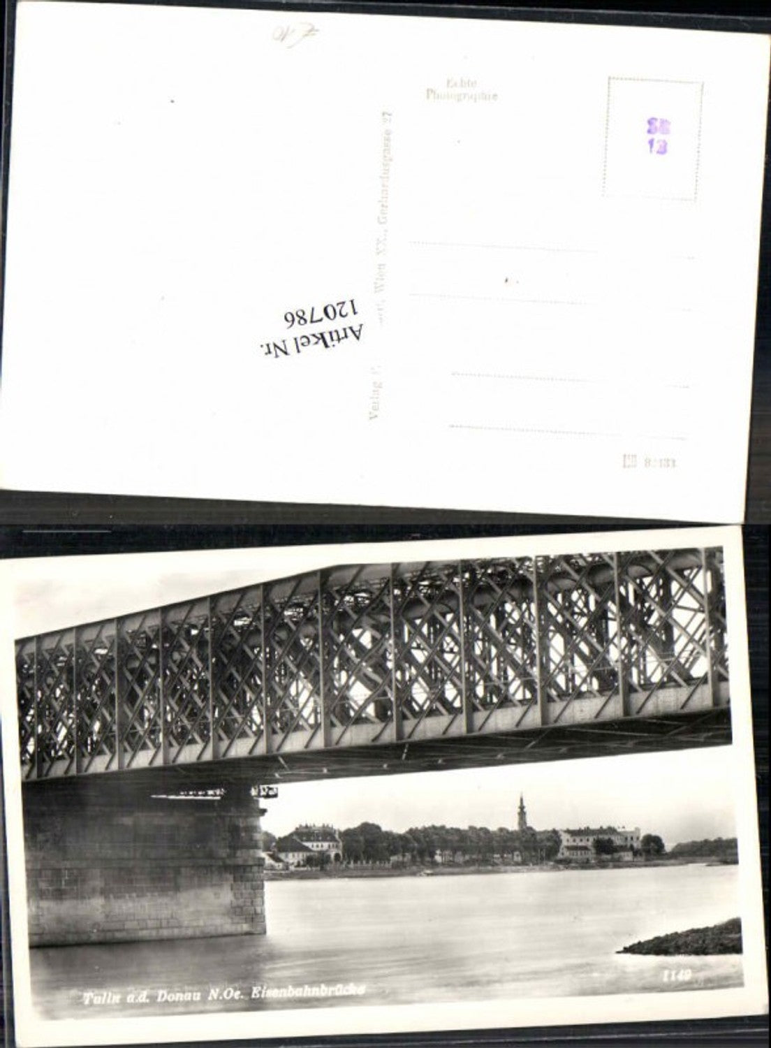 120786,Tulln a.d. Donau Eisenbahnbrücke Brücke