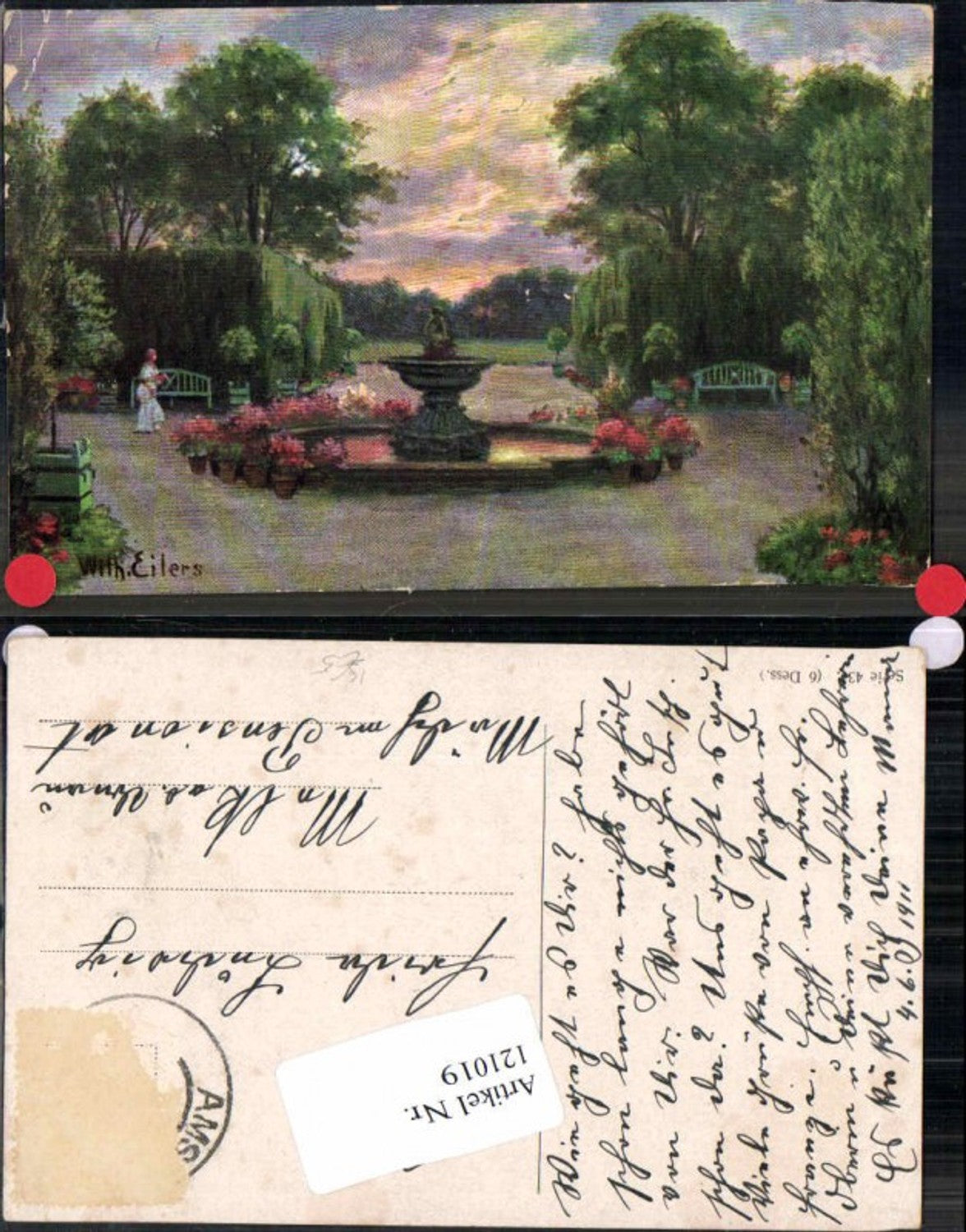 121019, Wilhelm Eilers Fountain Garden Great Map