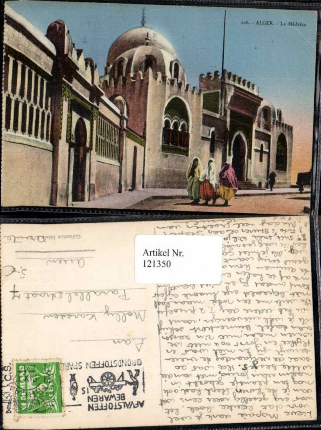 121350,Alger Algier Algerien La Medersa