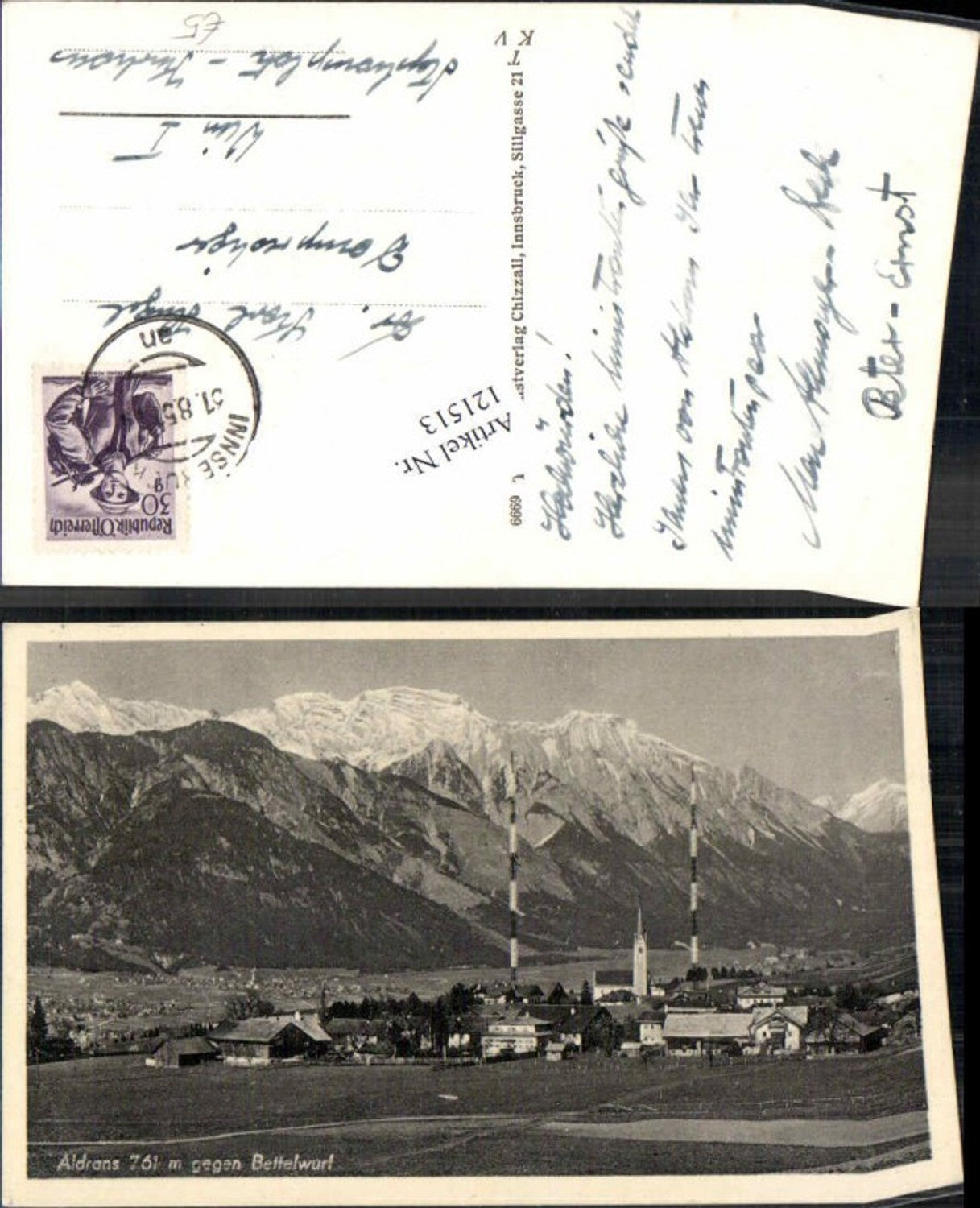 Alte Ansichtskarte – Old Postcard