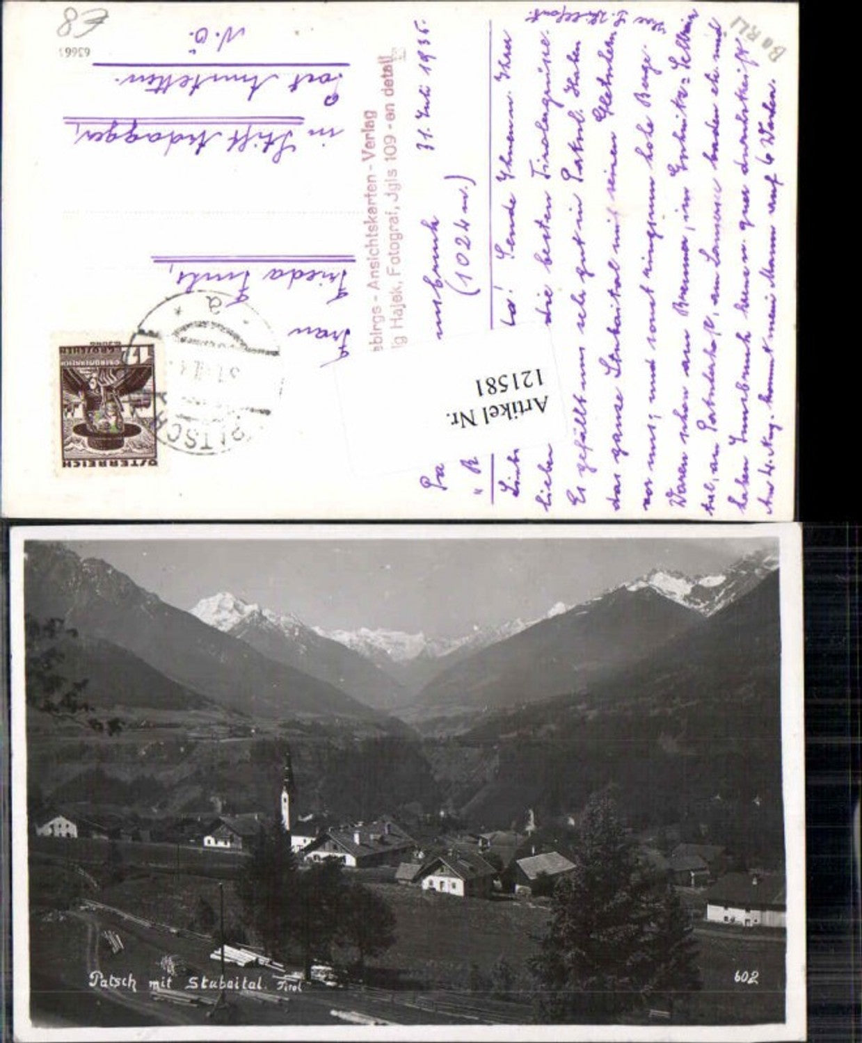 Alte Ansichtskarte – Old Postcard