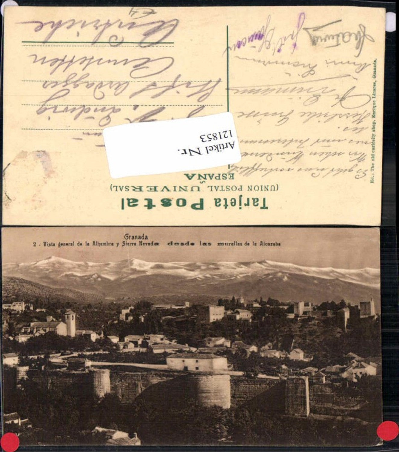 Alte Ansichtskarte – Old Postcard