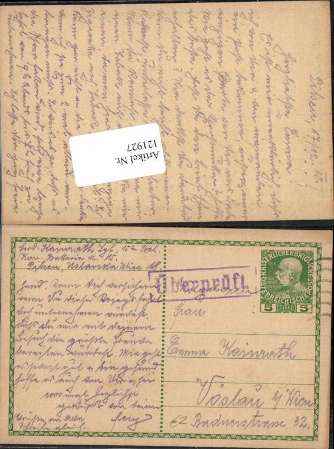 Alte Ansichtskarte – Old Postcard