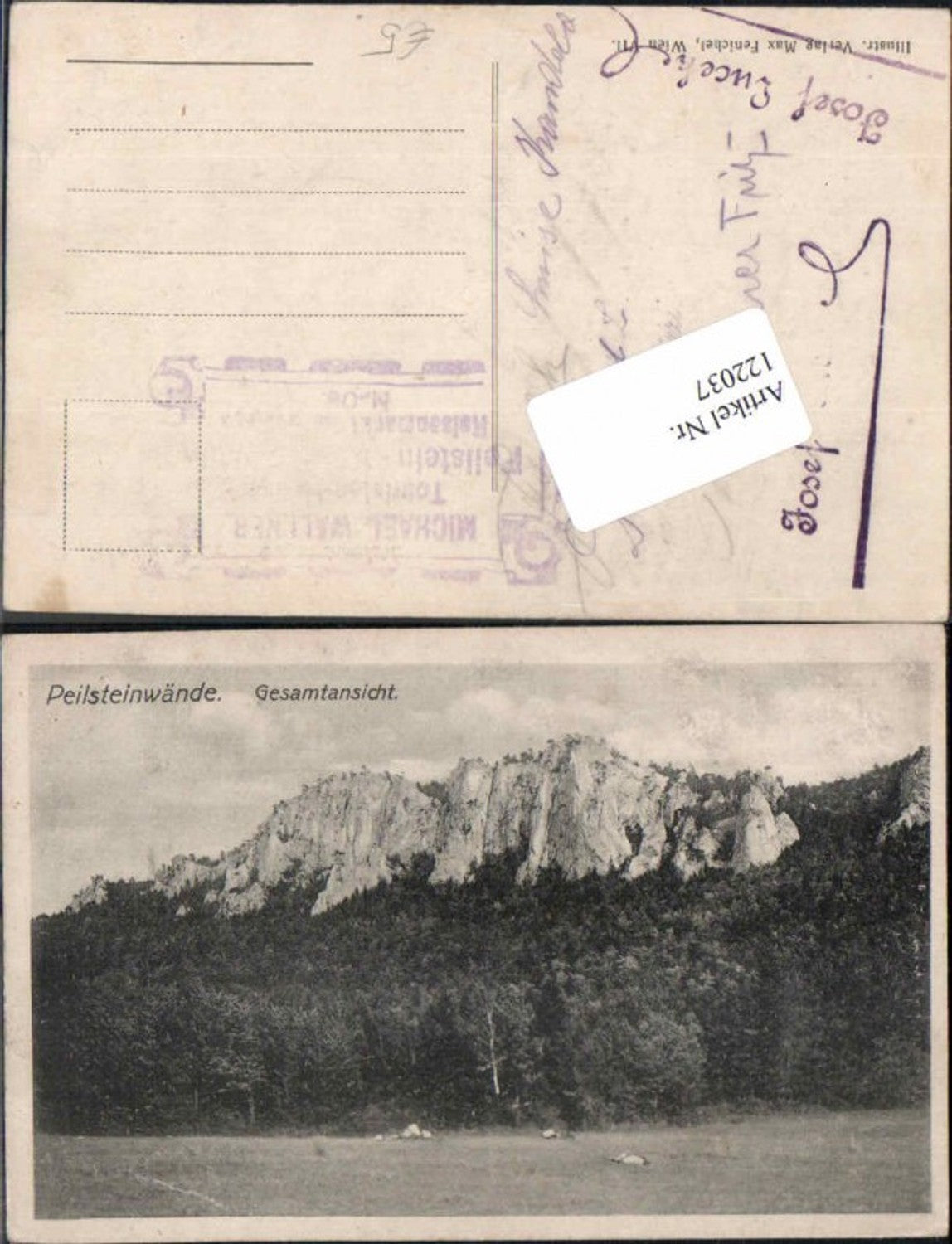 122037,Peilstein bei Berndorf 1920
