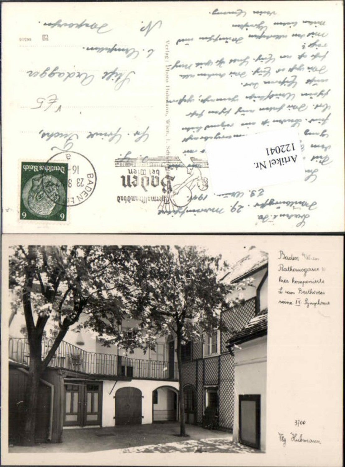 122041,Baden bei Wien pub Hubmann 3700