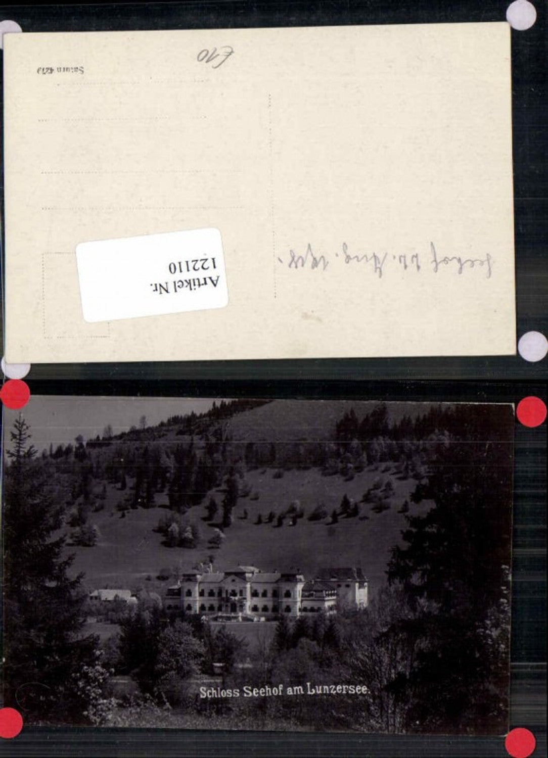 122110,FotoAK Seehof bei Lunz am See Lunzersee 1907