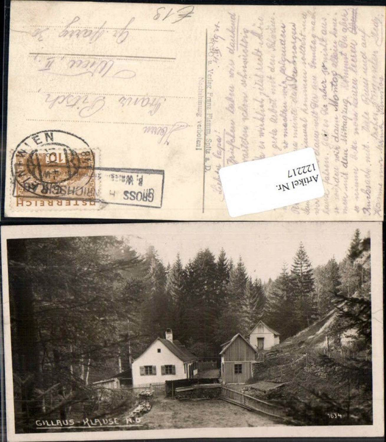 122217,RAR FotoAK Gillaus Klause b. Albrechtsberg an der großen Krems Weissenkirchen