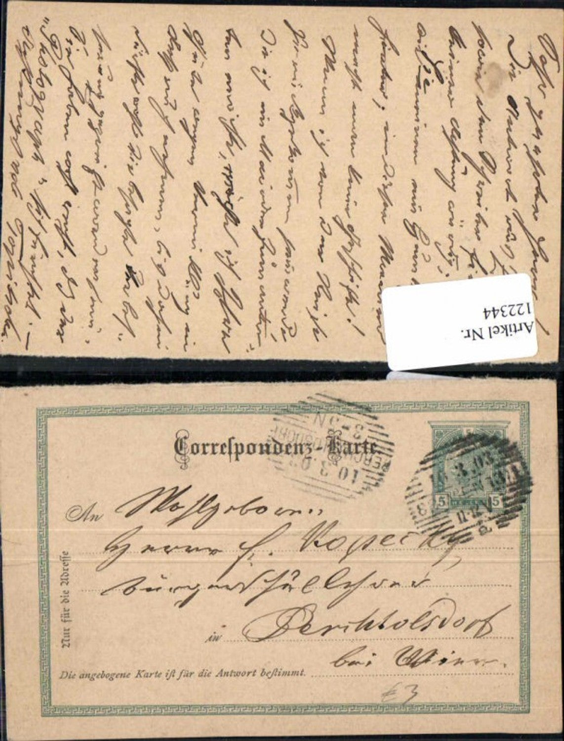 Alte Ansichtskarte – Old Postcard