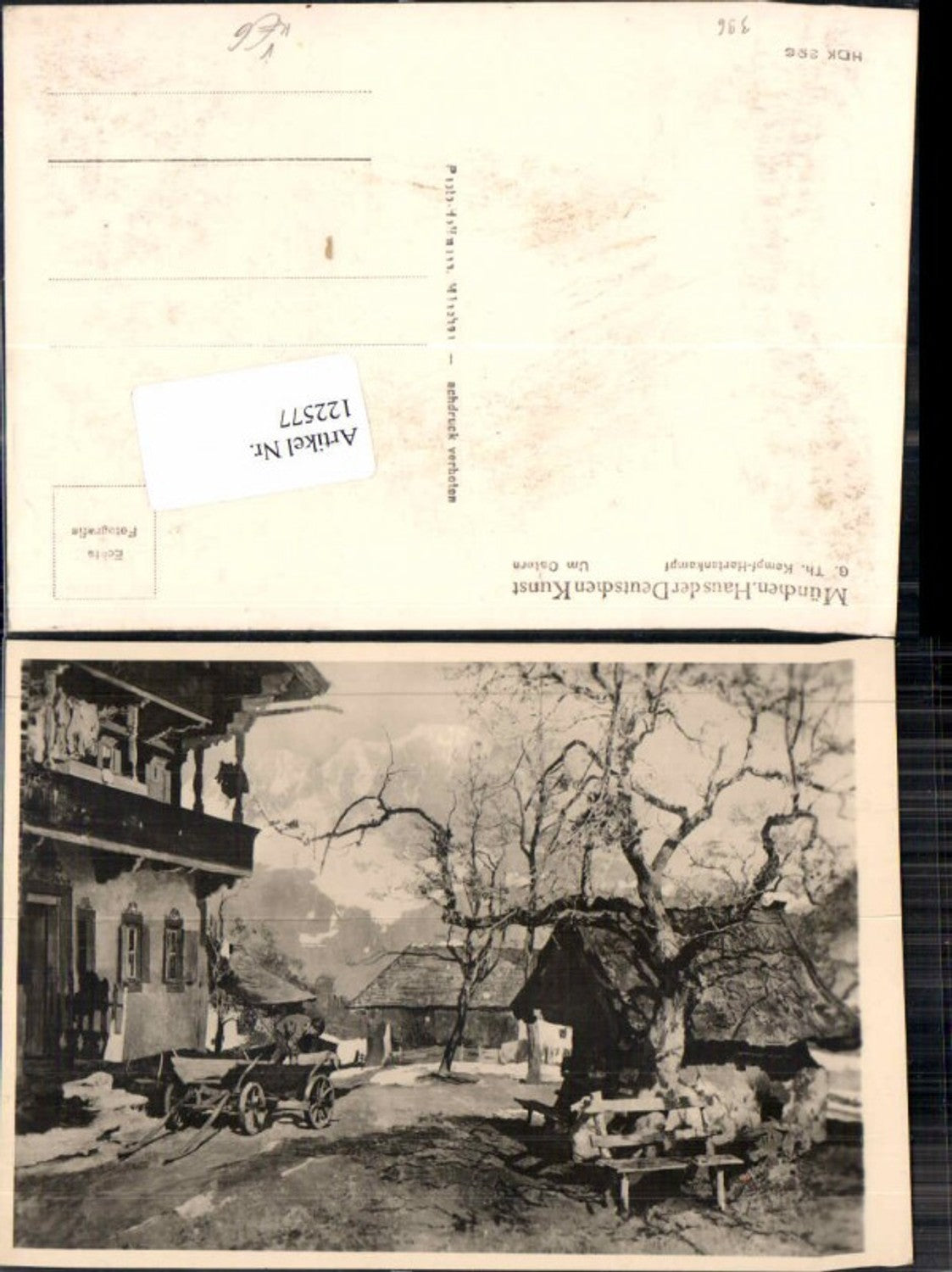 122577,Haus der Deutschen Kunst HDK 396 Kempf Hartenkampf Ostern Photo Hoffmann