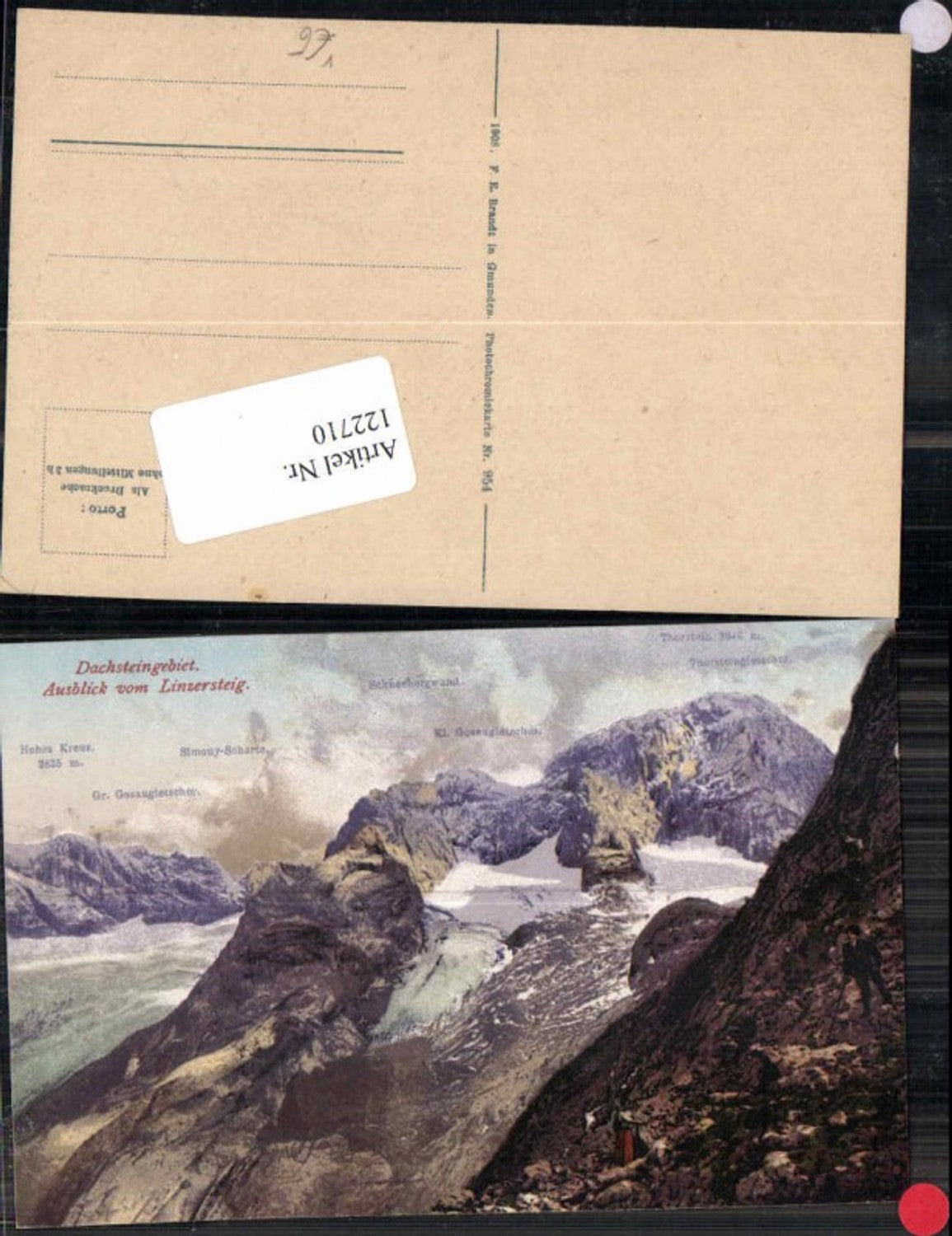 122710,Dachstein Dachsteingebiet Ausblick Linzersteig Gosau Hallstatt Brandt 954