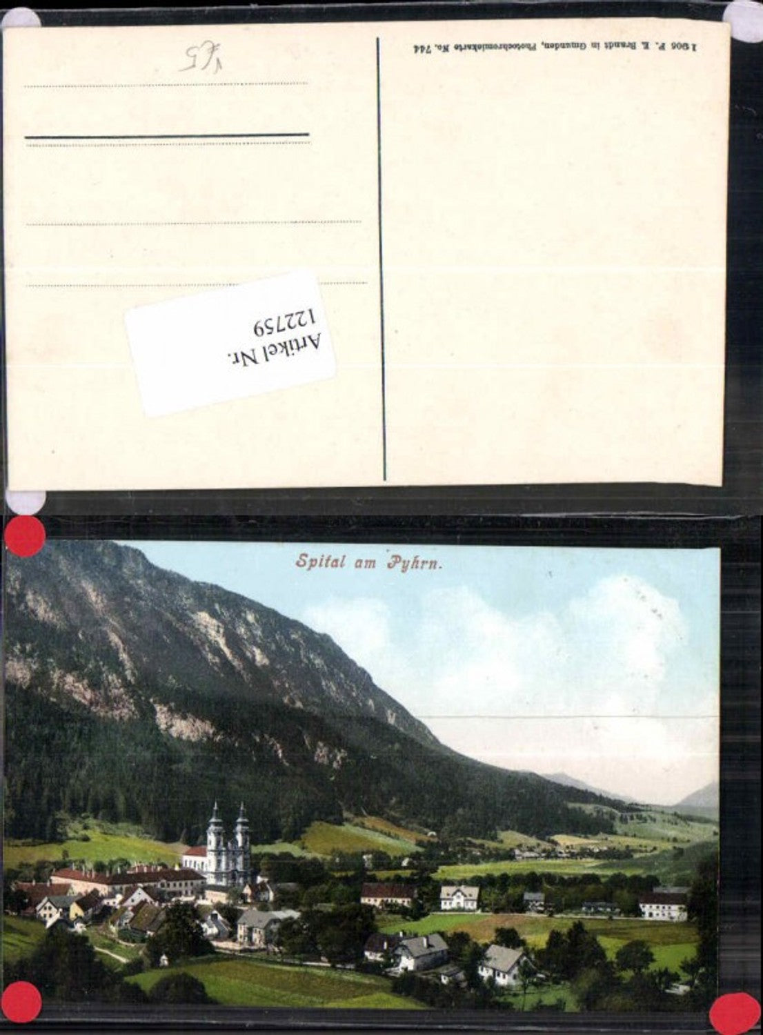 122759,Spital am Pyhrn Totale pub Brandt 744 Tolle Karte