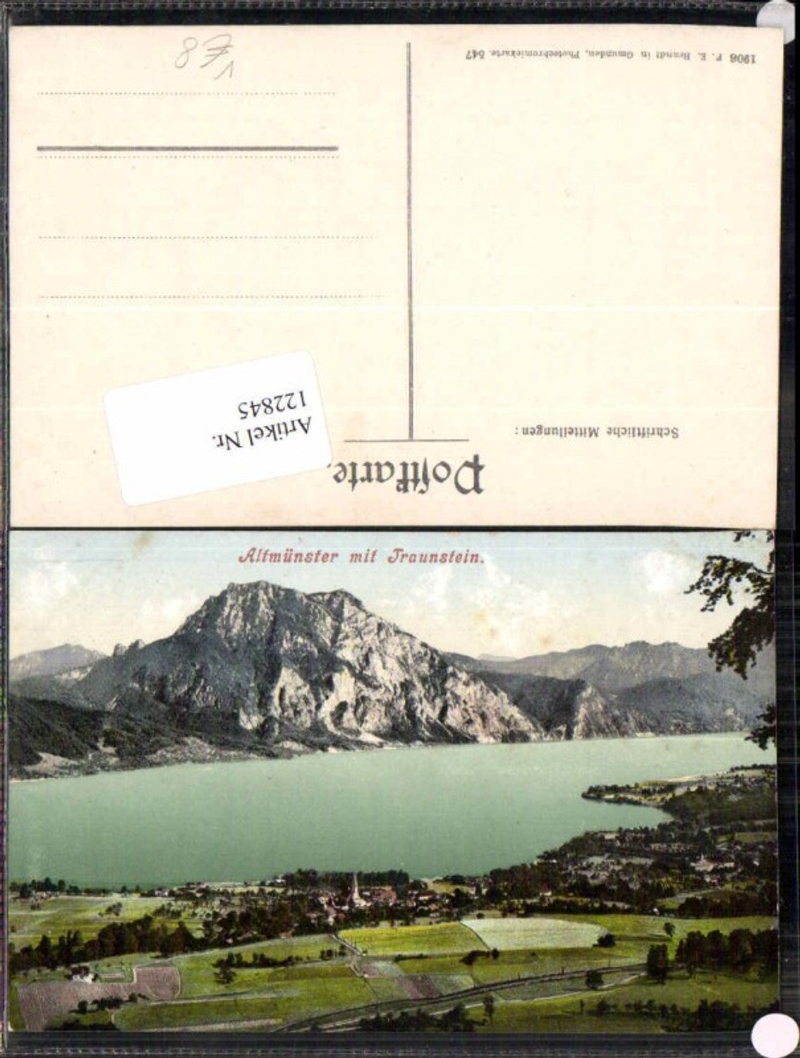 122845,Altmünster m. Traunstein pub Brandt 547